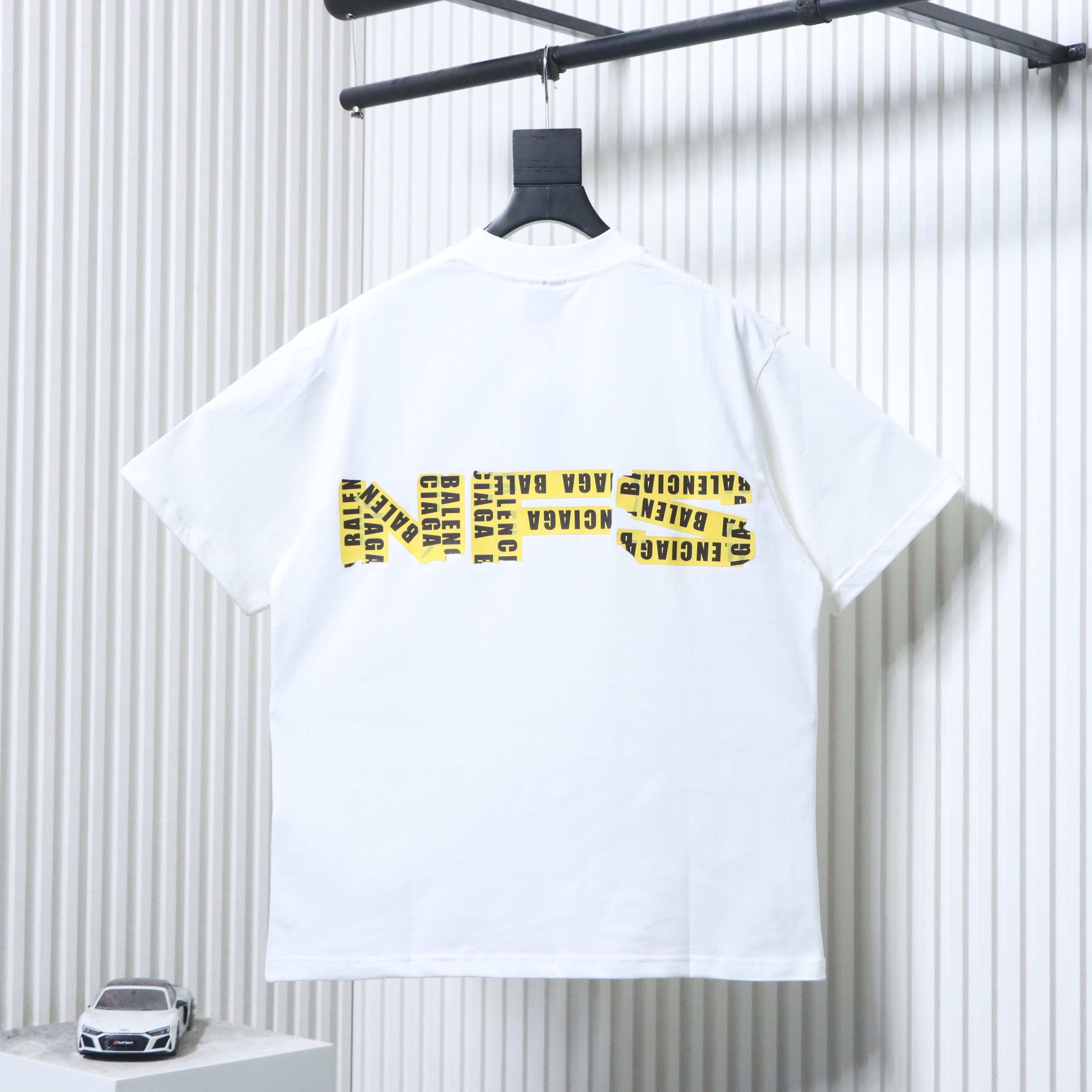 Balenciaga 24FW Need for Speed Co-branded T-Shirt YL White