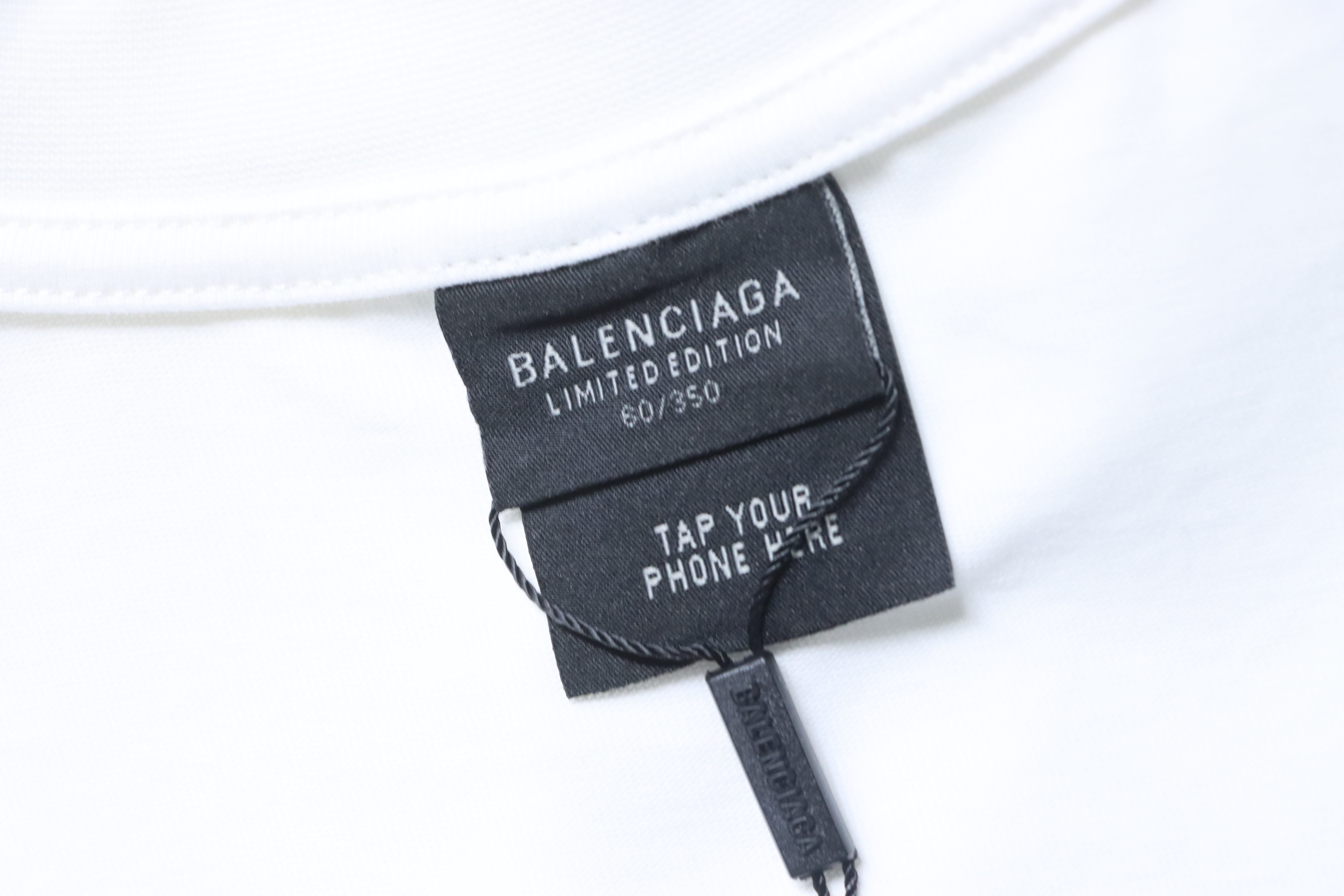 Balenciaga 24FW Need for Speed Co-branded T-Shirt YL White