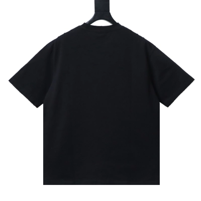 Balenciaga 25ss Pigelle Night View Limited Hole T-Shirt YL Black 02
