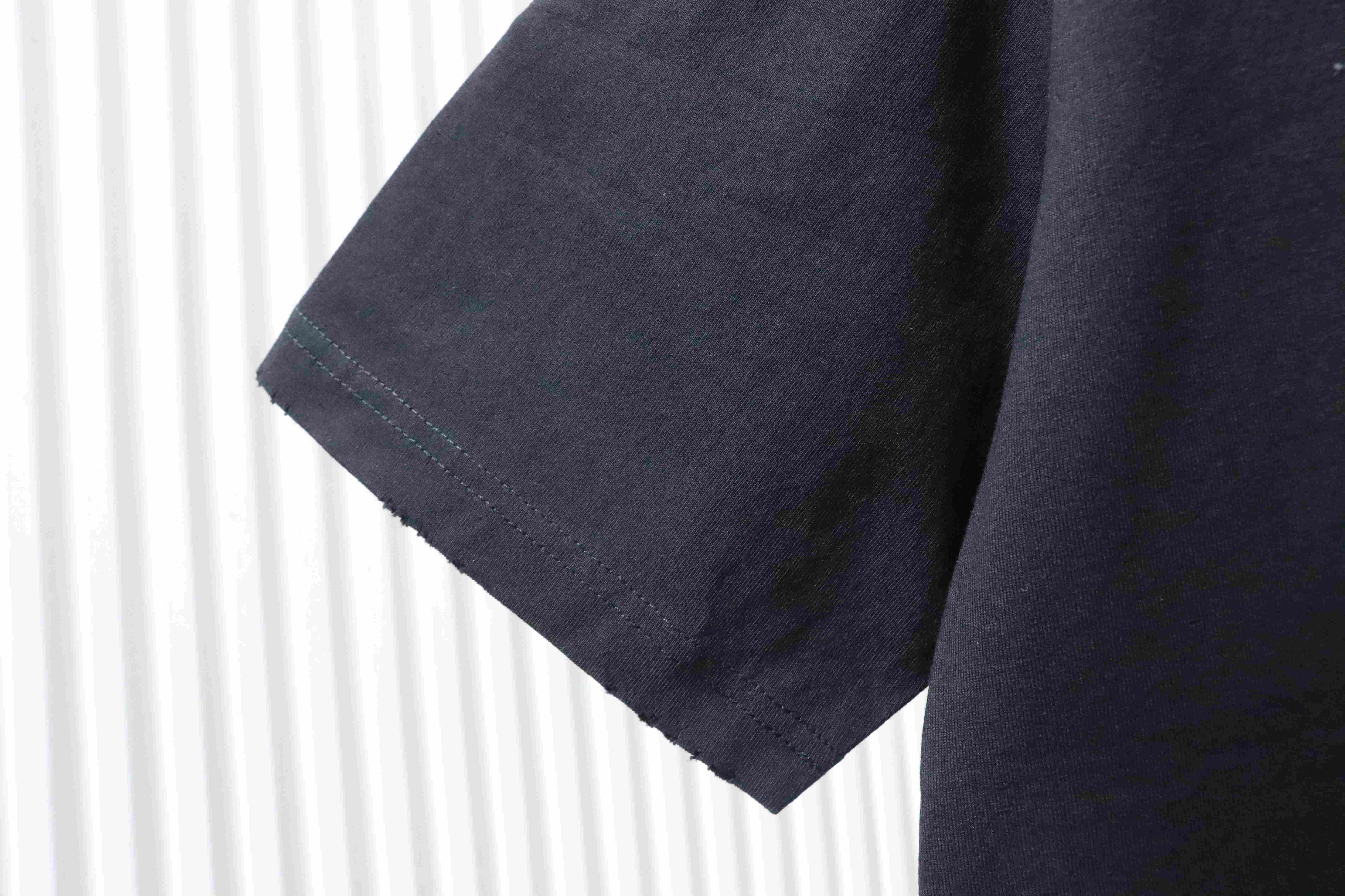 Balenciaga 25ss Pigelle Night View Limited Hole T-Shirt YL Black