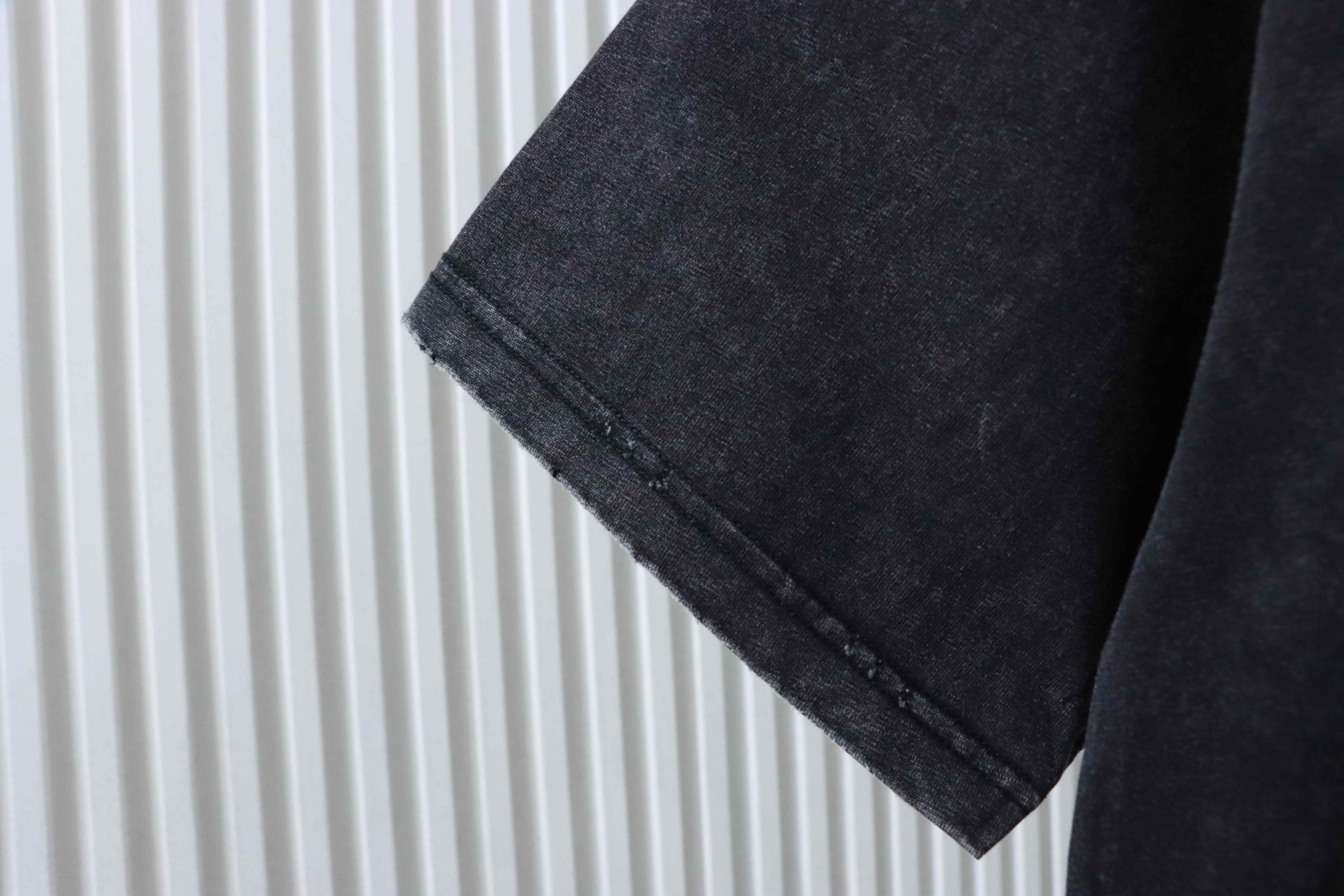 Balenciaga 25ss Valentine's Day Limited Love Letter Hole T-Shirt YL Navy Blue