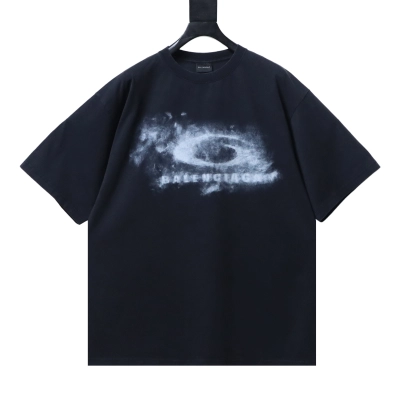 Balenciaga 26SS Smoke Ring T-shirt YL Black 01