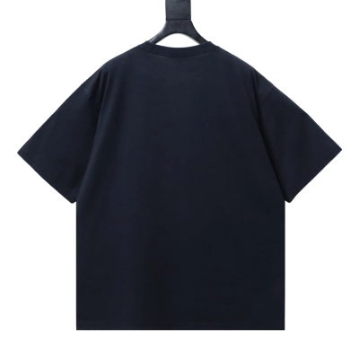 Balenciaga 26SS Smoke Ring T-shirt YL Black 02