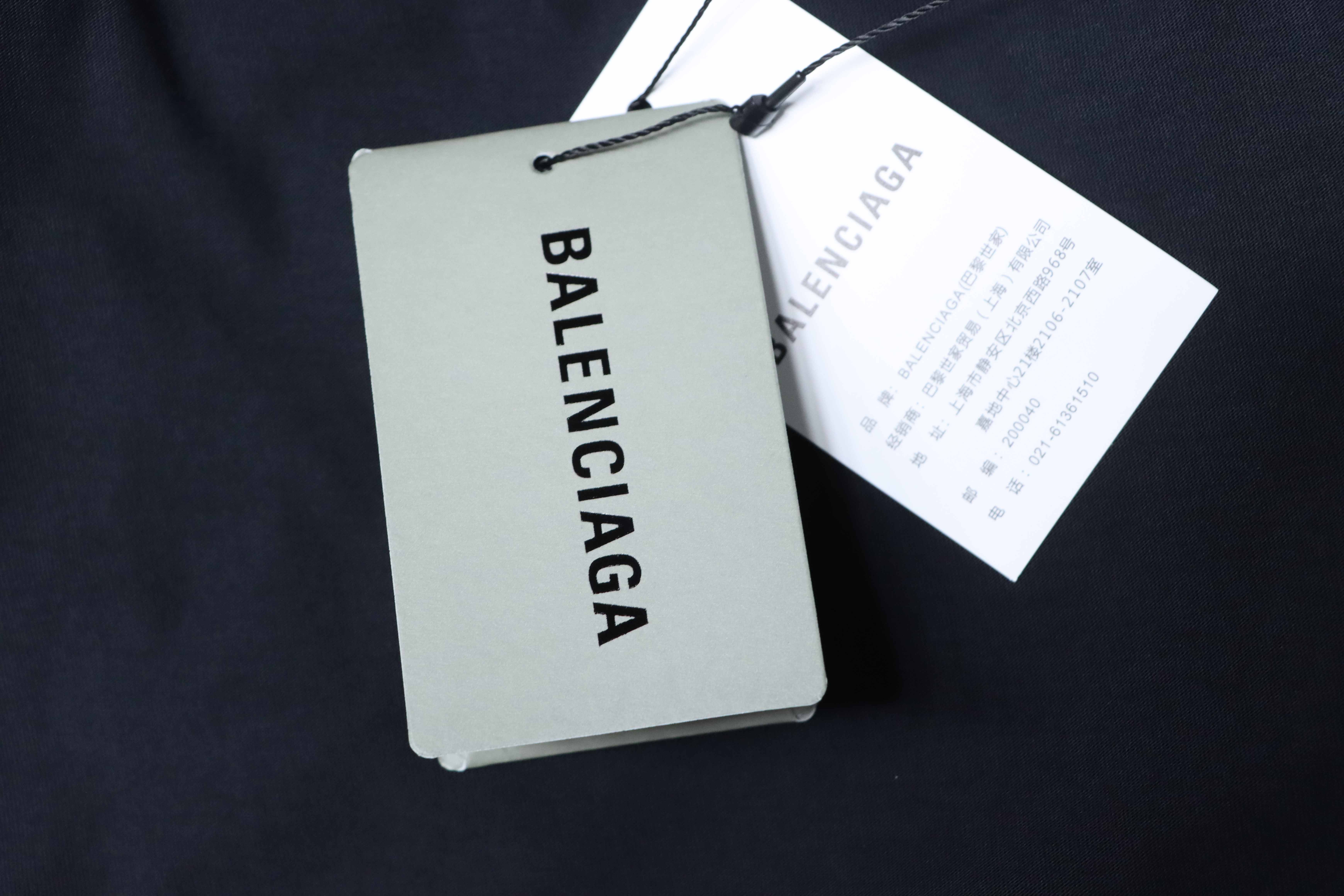 Balenciaga 26SS Smoke Ring T-shirt YL Black