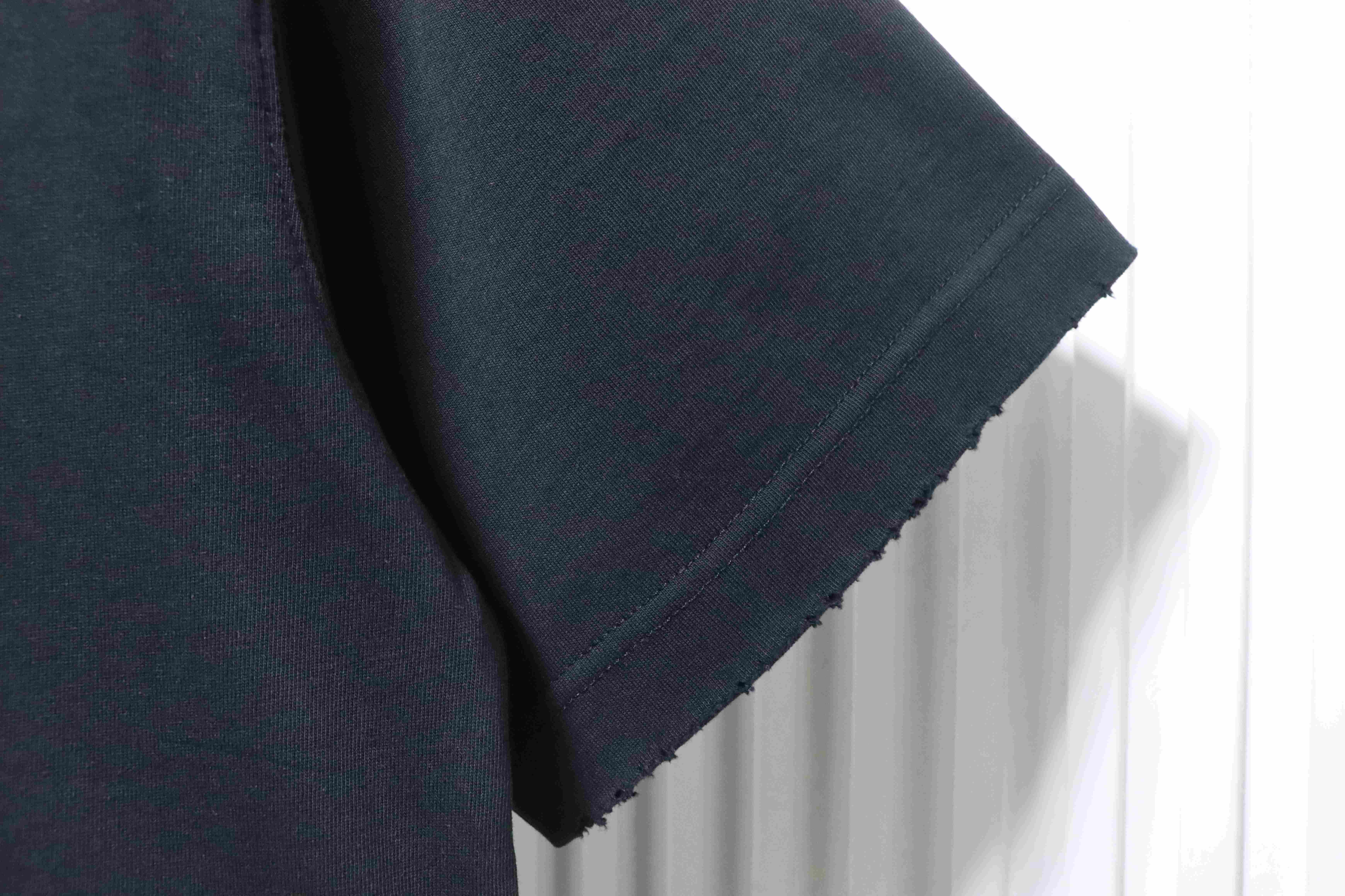 Balenciaga 26SS Wheat Embroidery T-Shirt YL Black