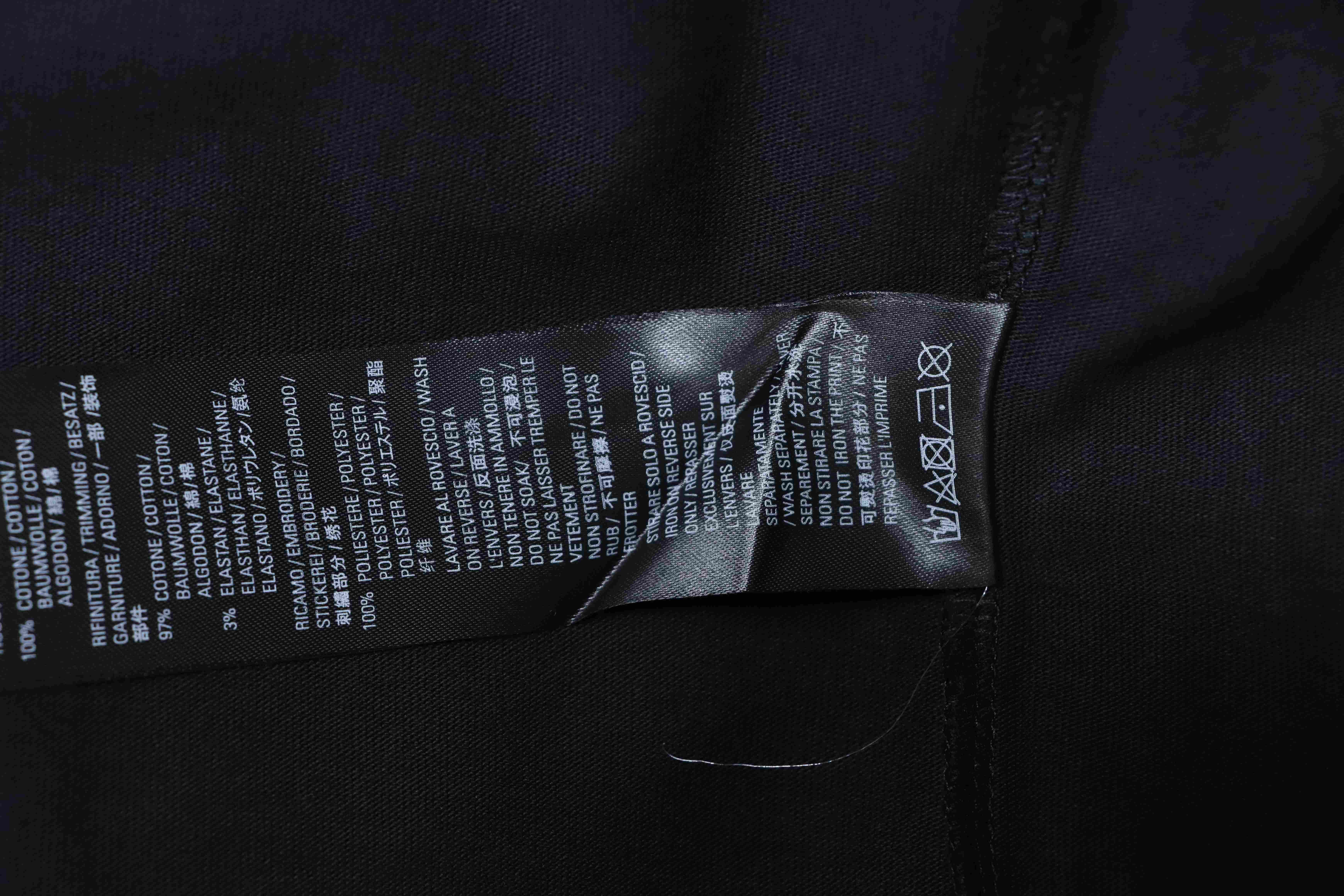 Balenciaga 26SS Wheat Embroidery T-Shirt YL Black