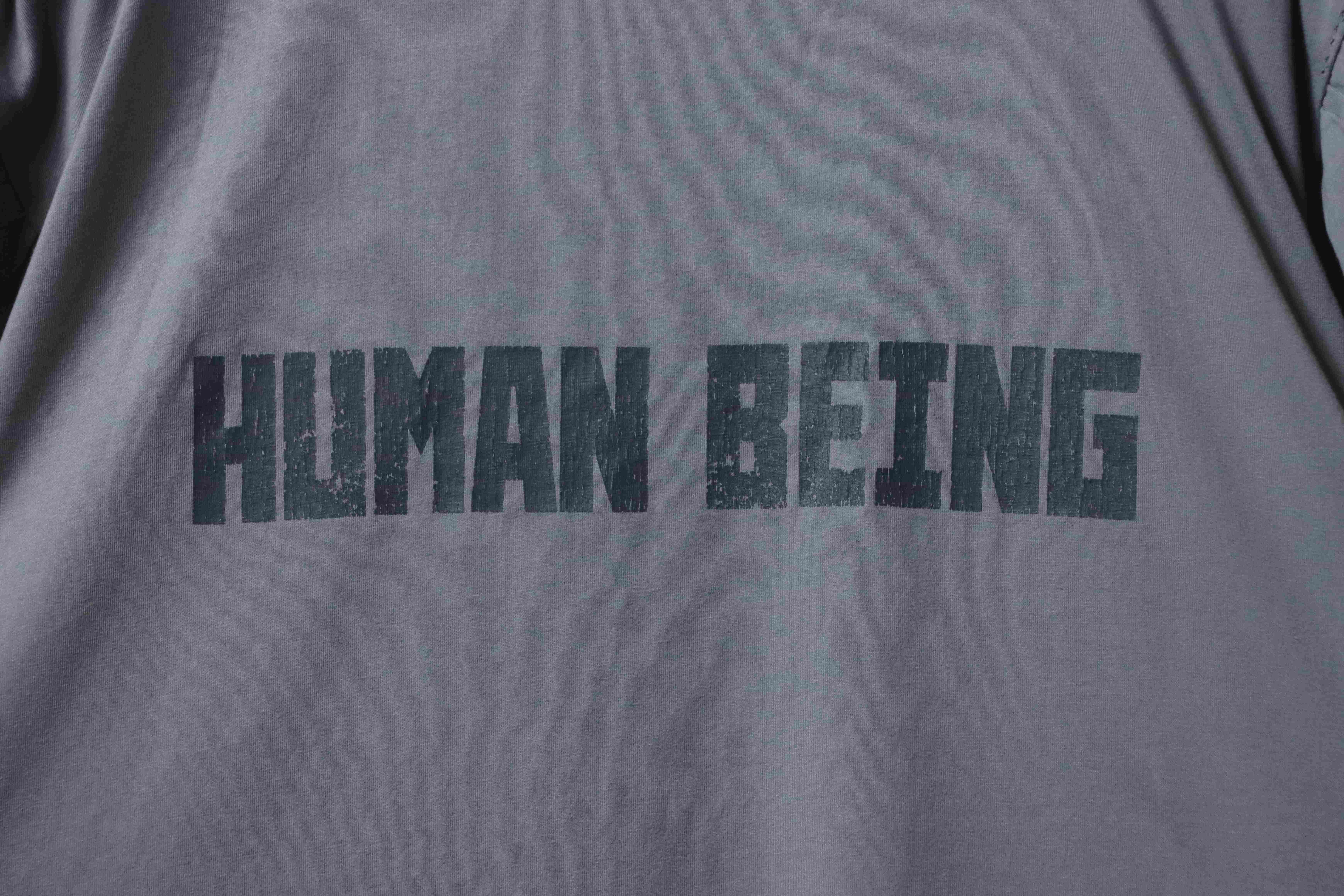 Balenciaga Human Being T-shirt YL Grey