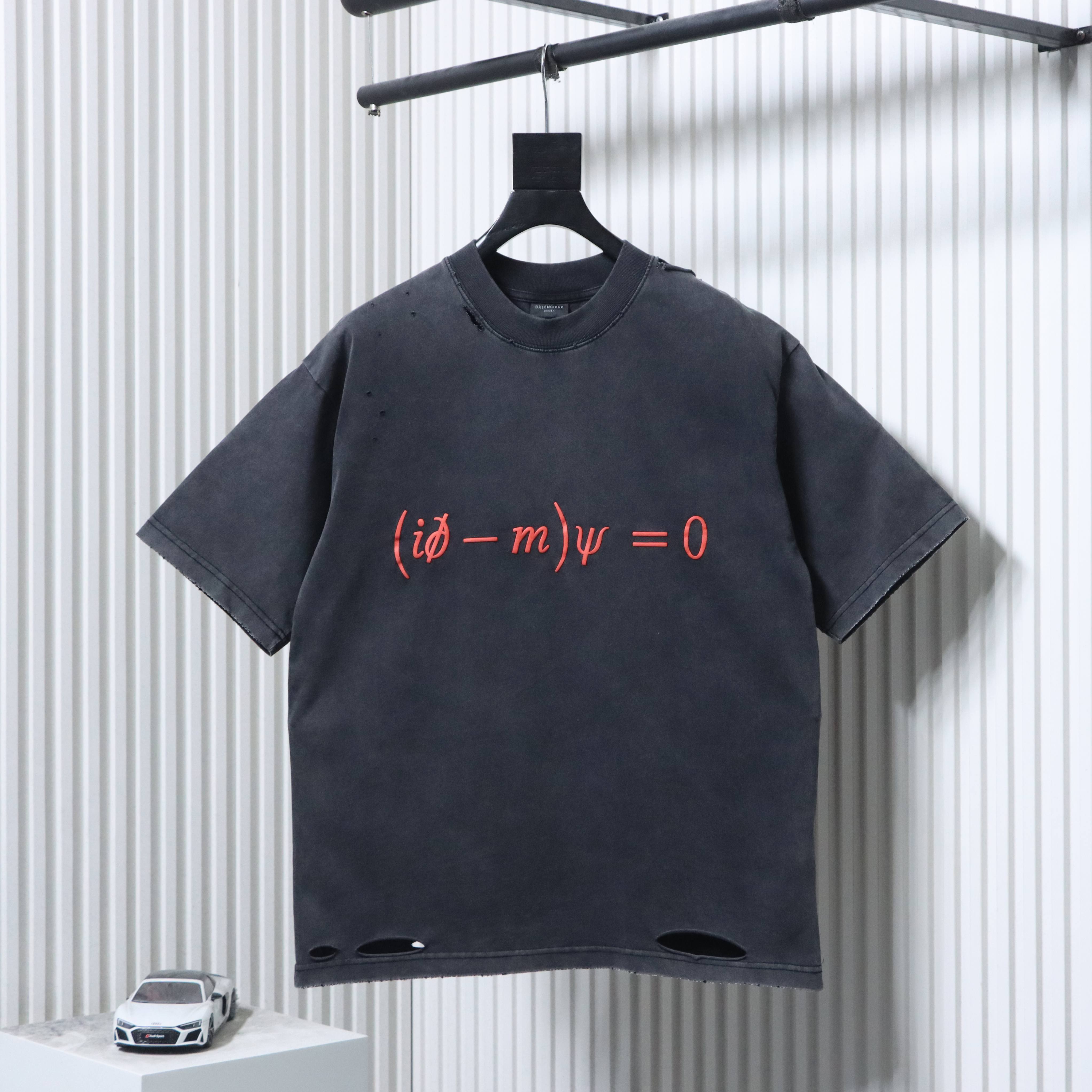 Balenciaga Valentine's Day Limited Edition Dirac Formula T-Shirt YL Black