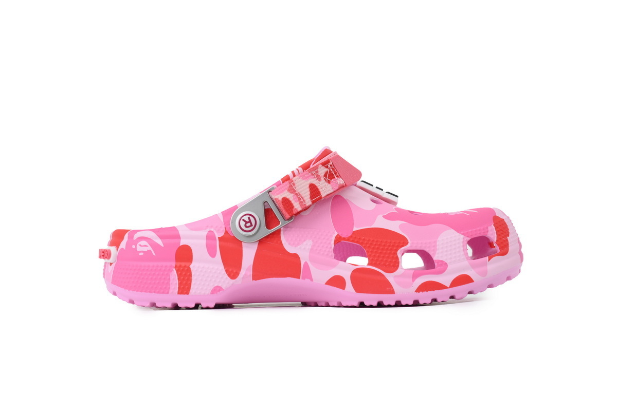 BAPE x Crocs Classic Clog ABC Camo-Pink