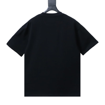 Fendi Embroidered Pet Dog F Letter Logo T-Shirt YL Black 02