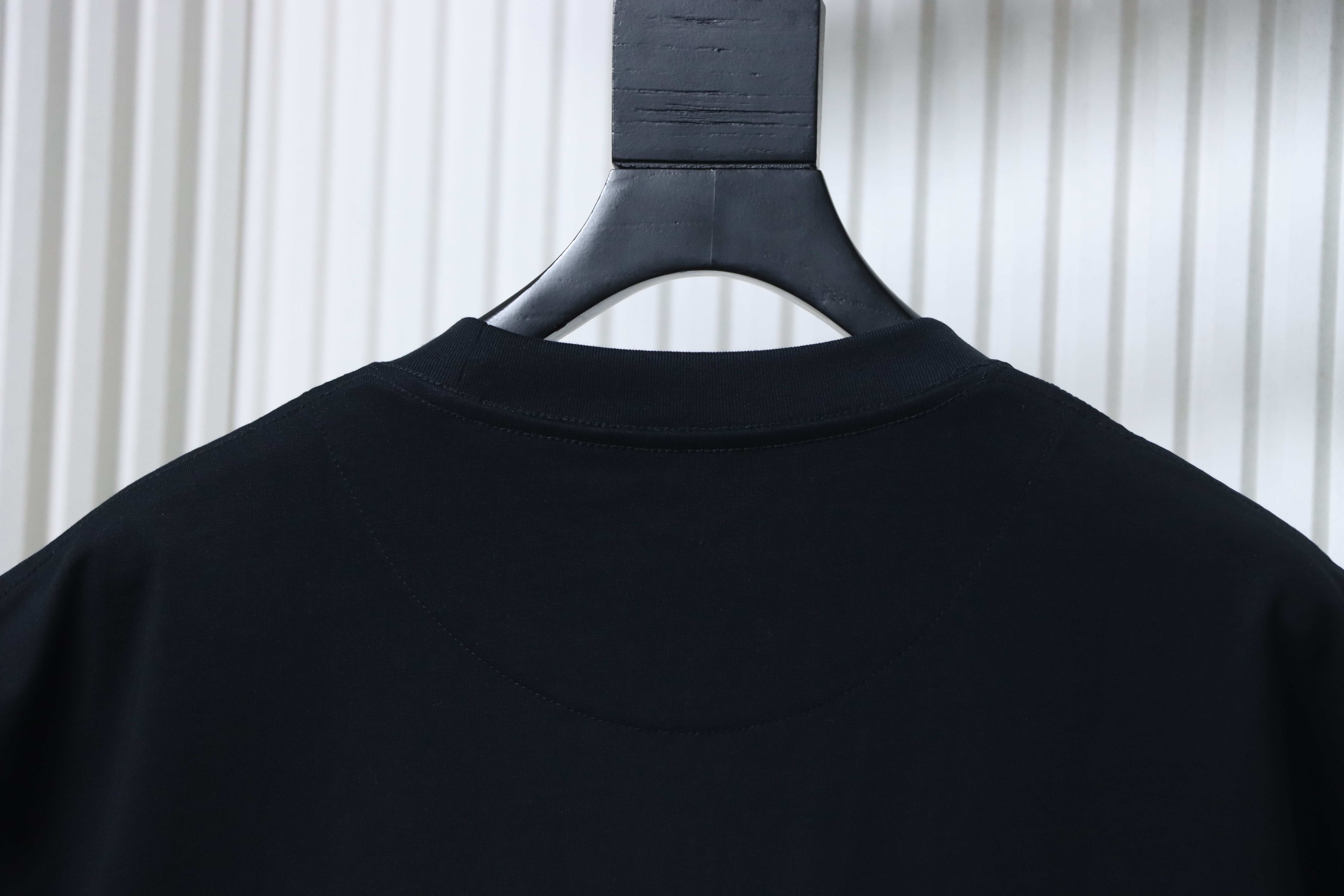 Fendi Embroidered Pet Dog F Letter Logo T-Shirt YL Black