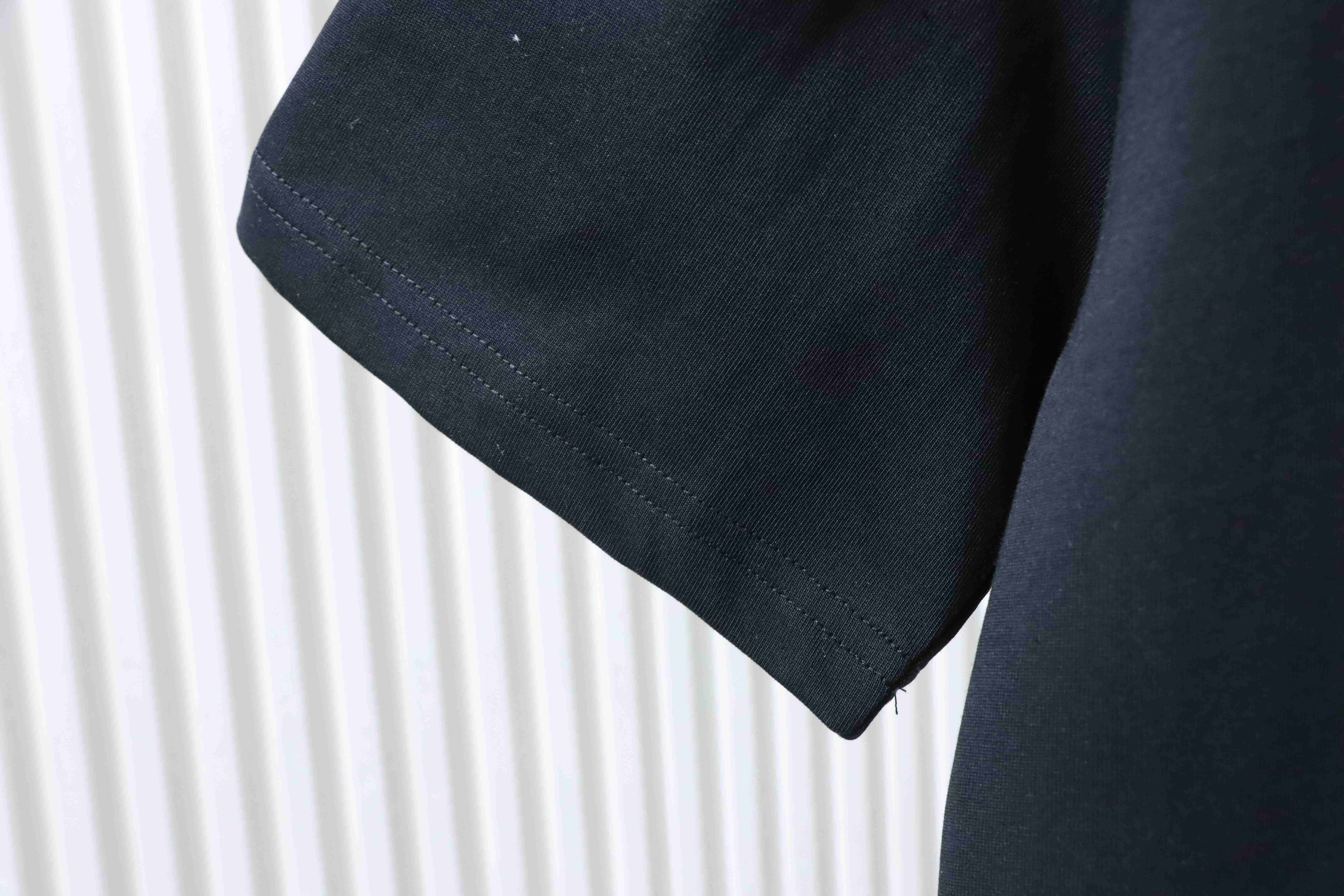 Fendi Embroidered Pet Dog F Letter Logo T-Shirt YL Black