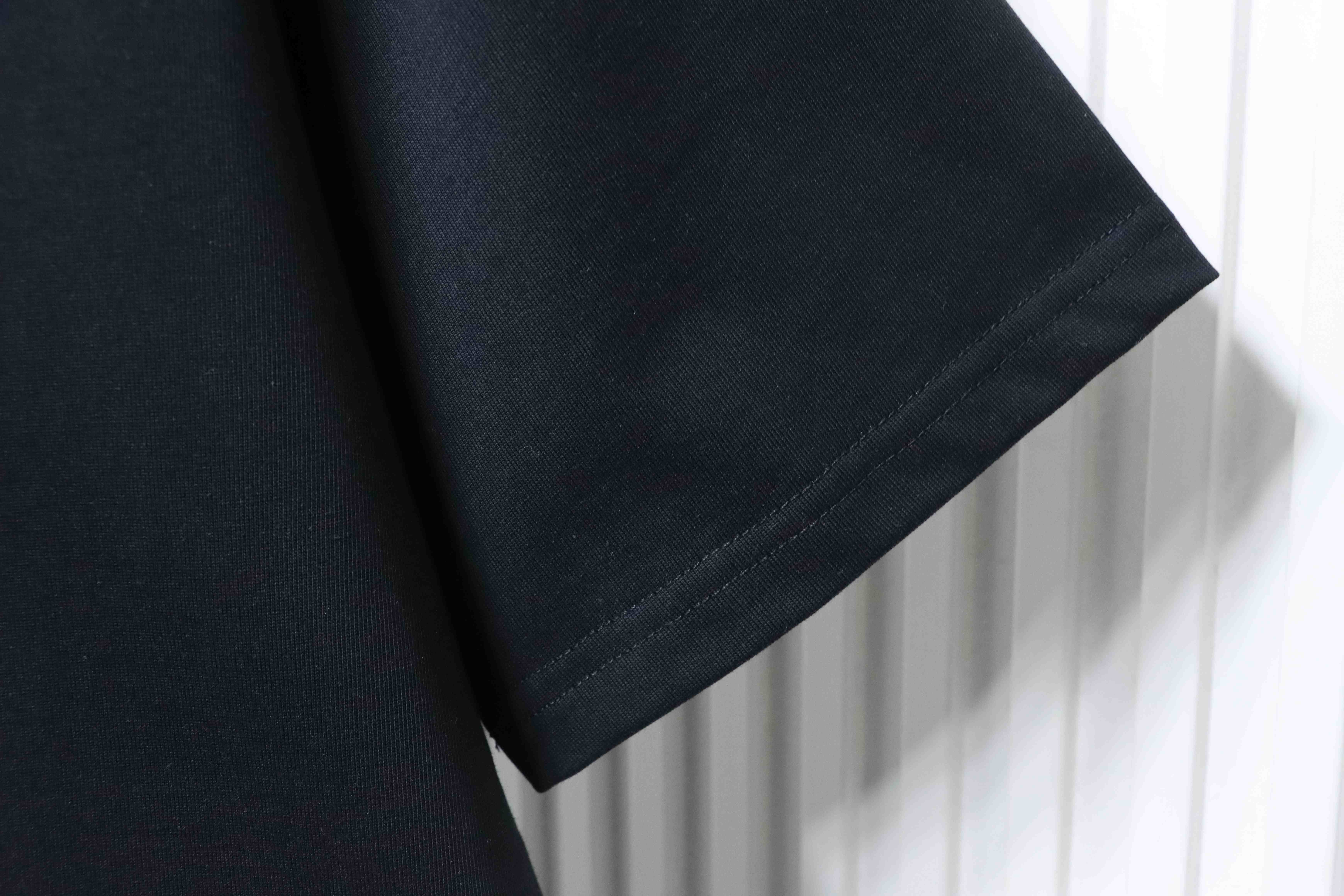 Fendi Embroidered Pet Dog F Letter Logo T-Shirt YL Black