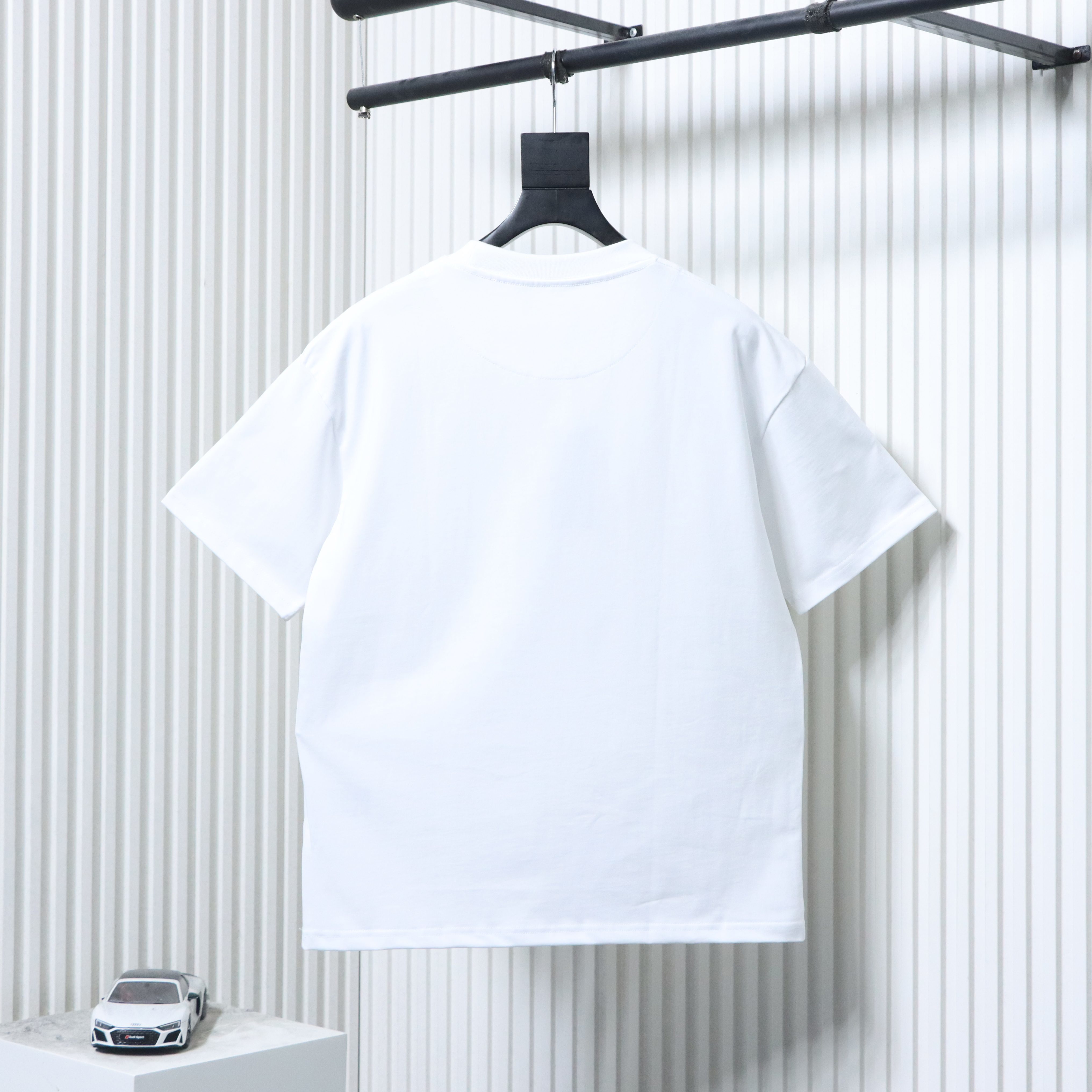 Fendi Embroidered Pet Dog F Letter Logo T-Shirt YL White