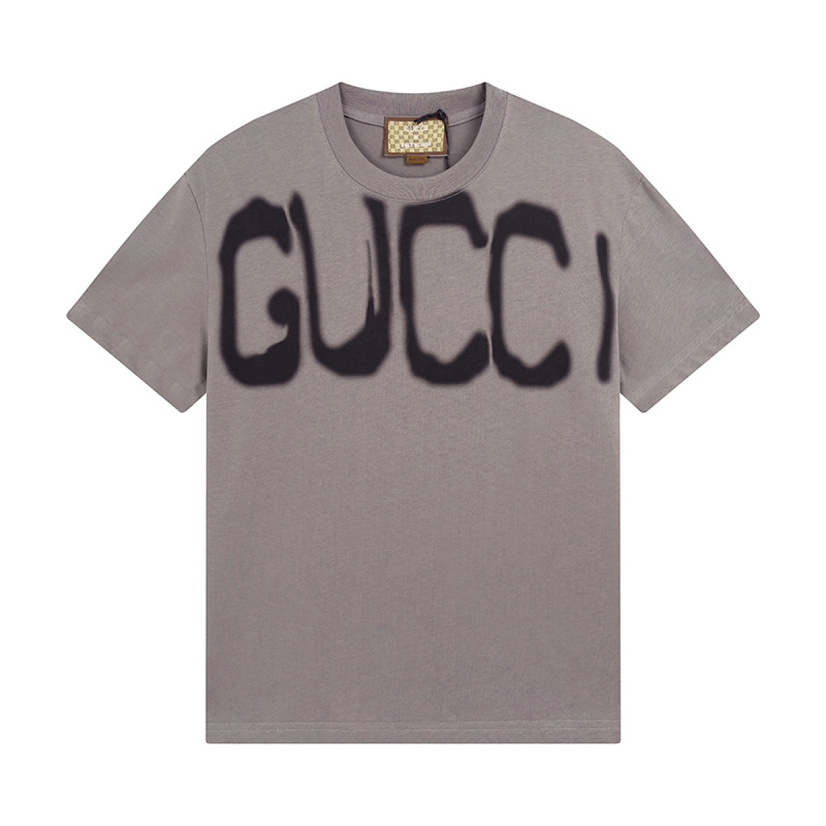 Gucci T-shirt YL#523A Brown + Purple Brand Denim Shorts YL#PU520