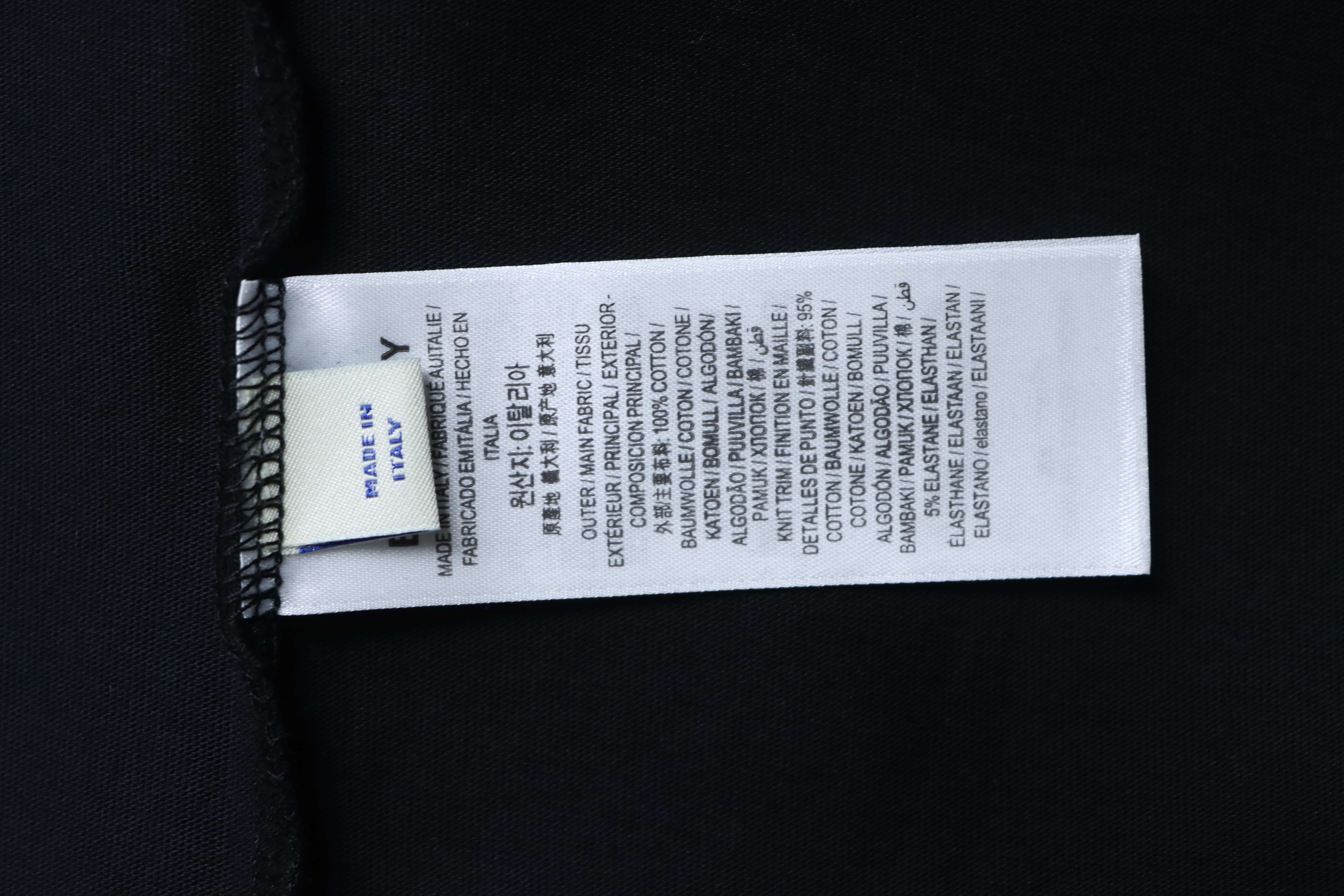 Burberry Check Edge Horse T-shirt YL Black/White