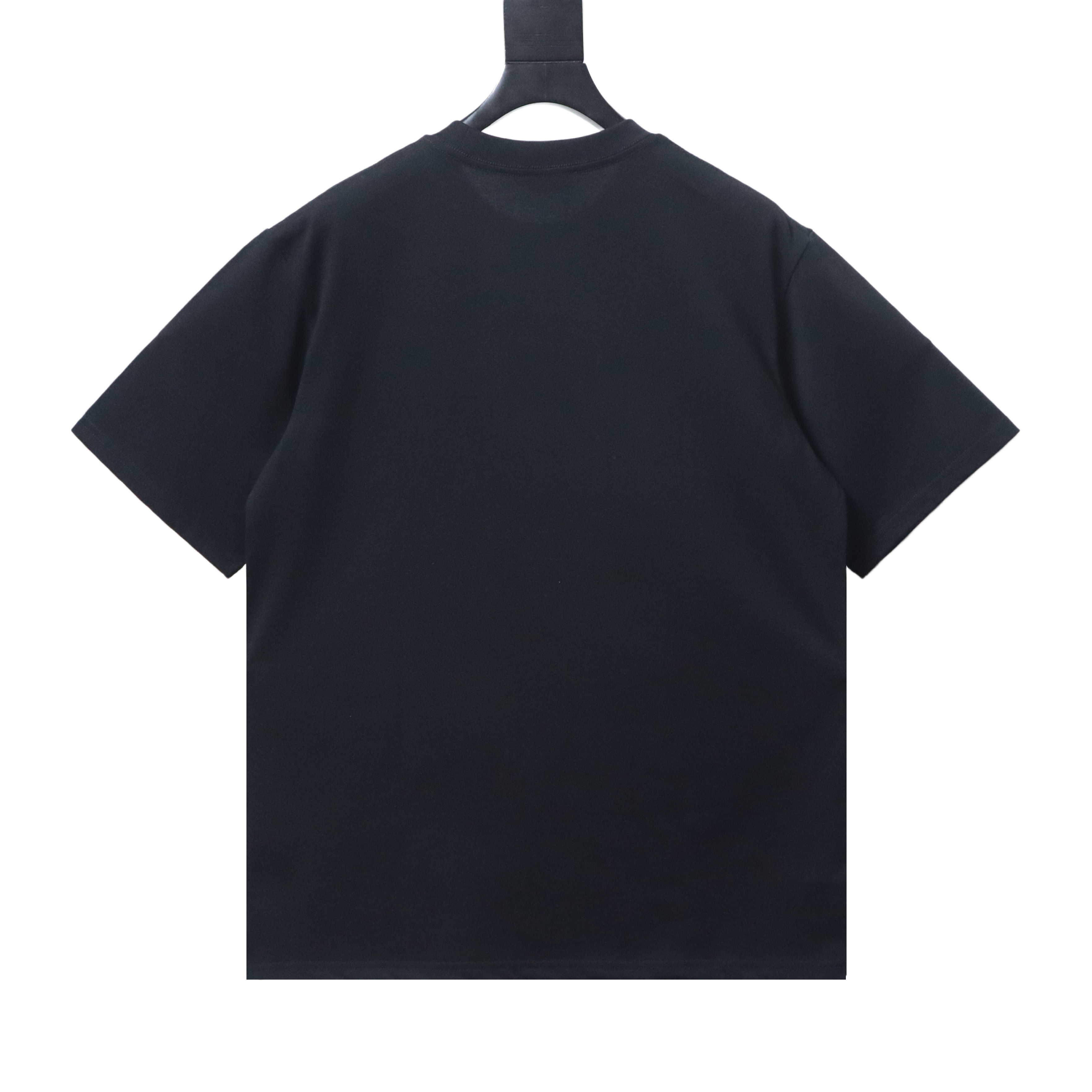 Burberry Hem Plaid War Horse Taper T-Shirt YL Black/White