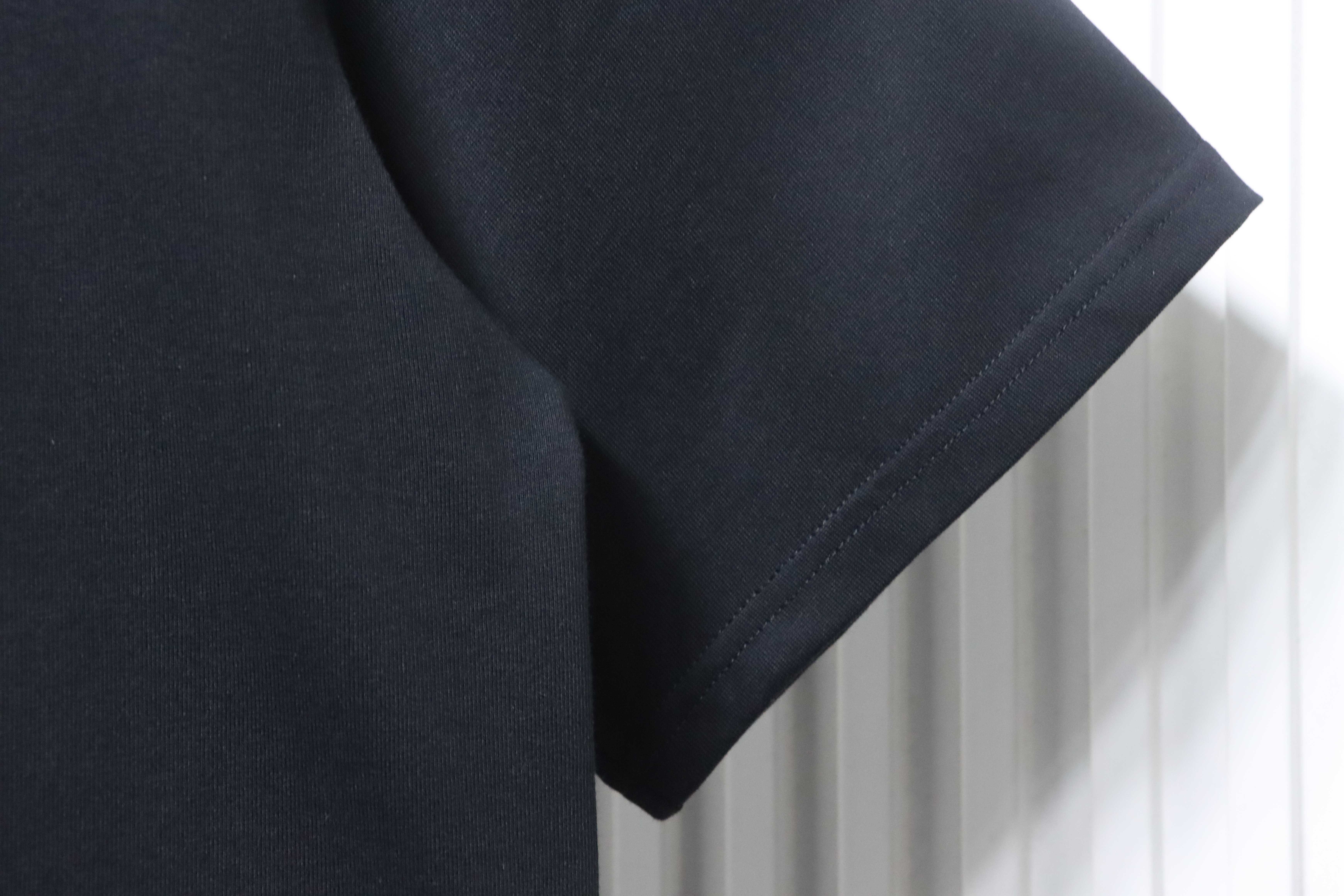 Burberry Hem Plaid War Horse Taper T-Shirt YL Black/White