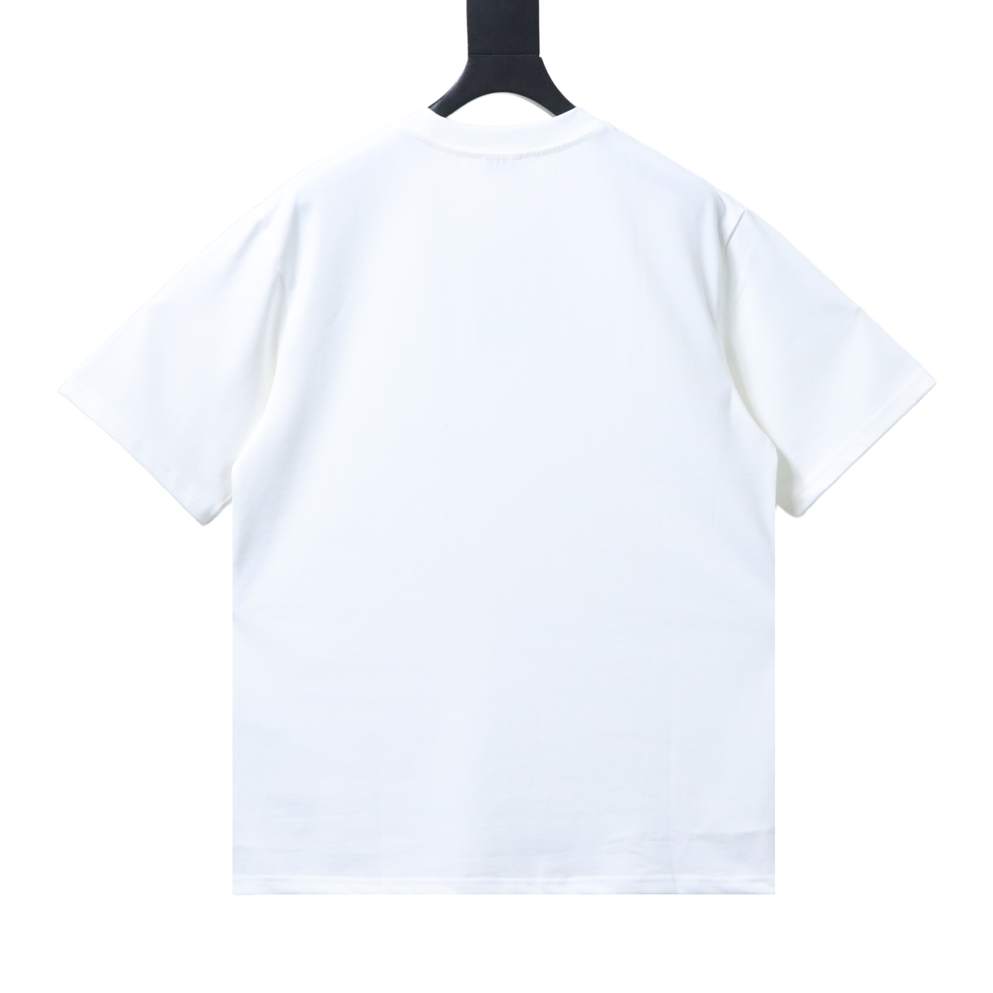 Burberry Hem Plaid War Horse Taper T-Shirt YL Black/White