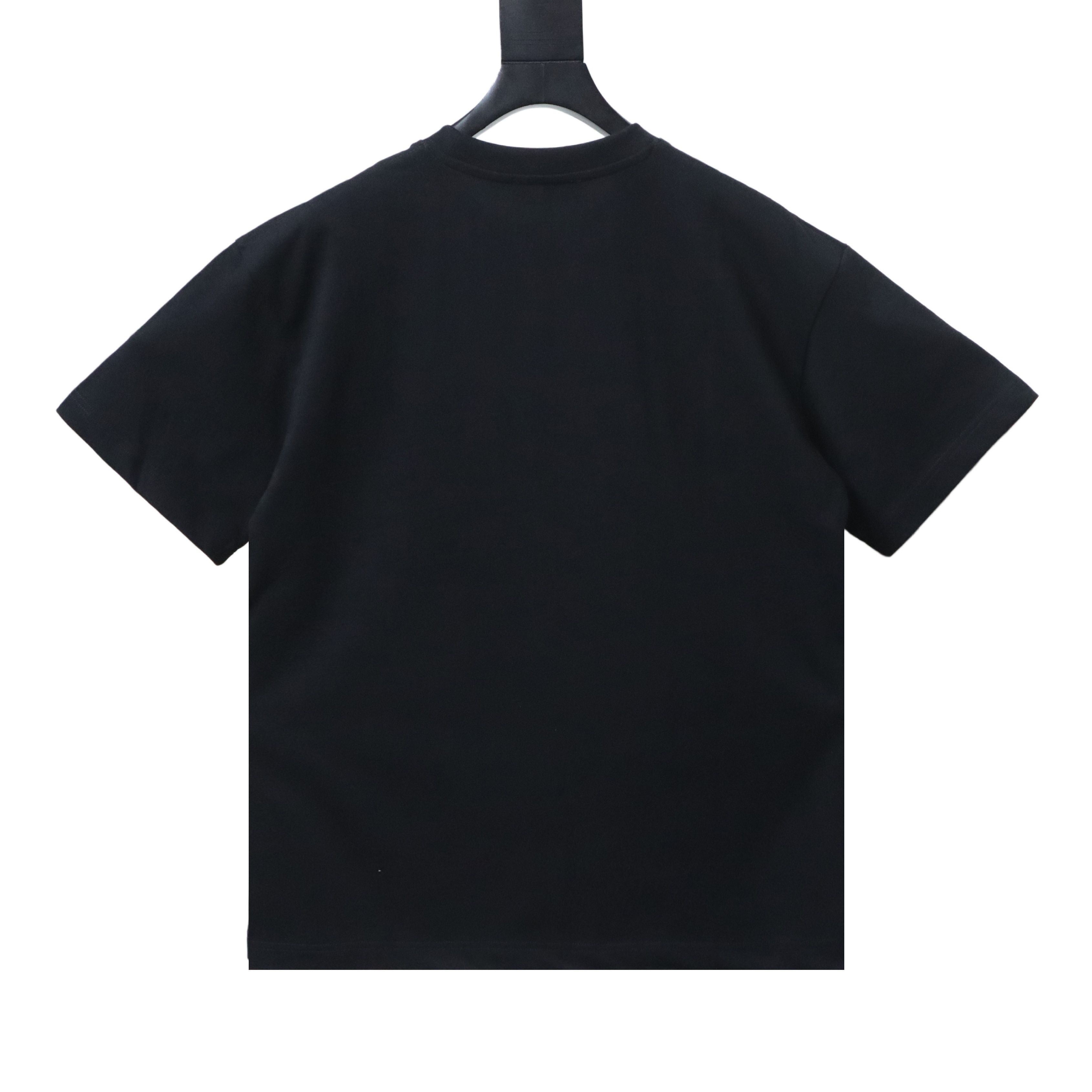 Fendi 25ss Fendilicious Pizza Pattern Embroidered T-Shirt YL Black