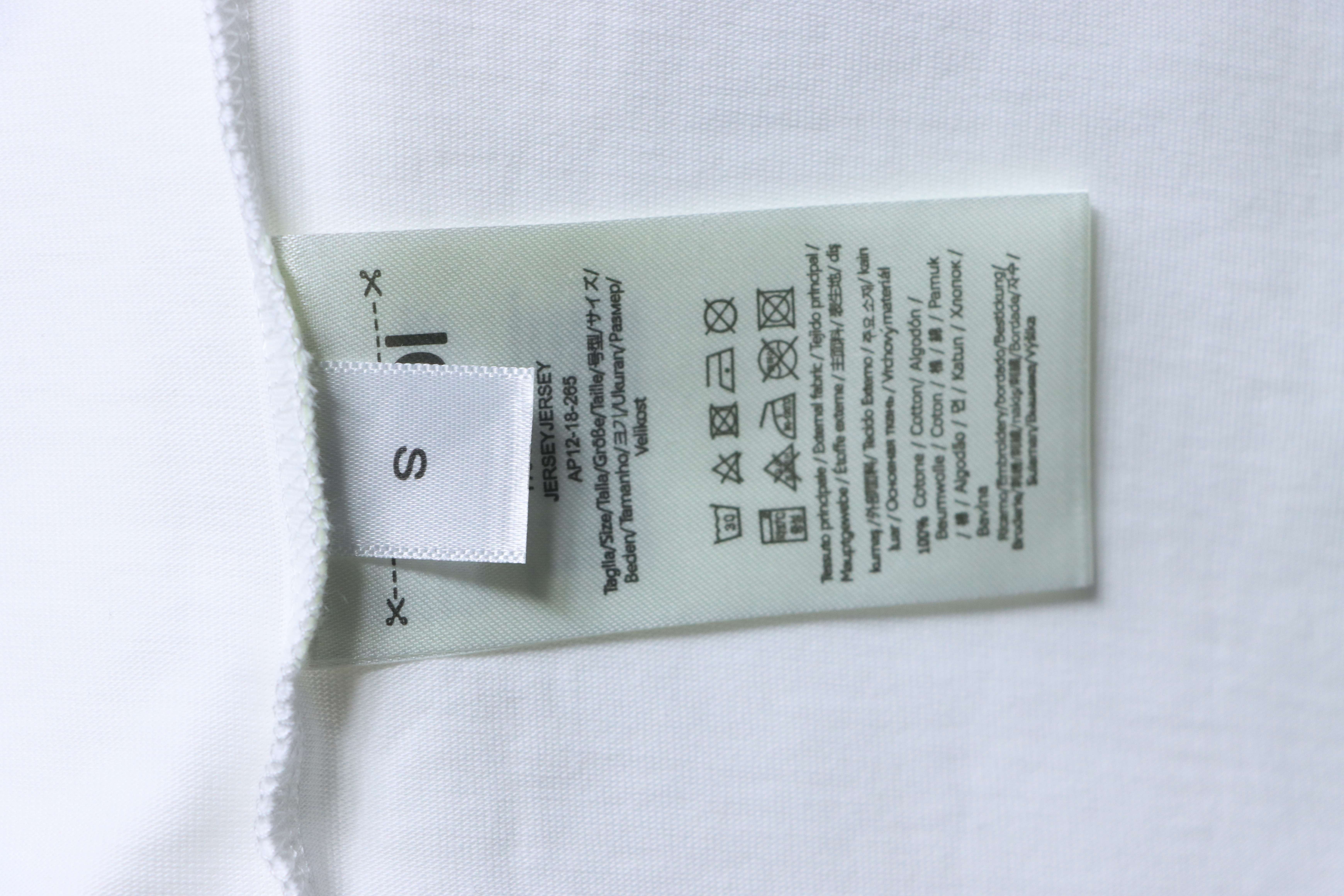 Fendi 25ss Fendilicious Pizza Pattern Embroidered T-Shirt YL White