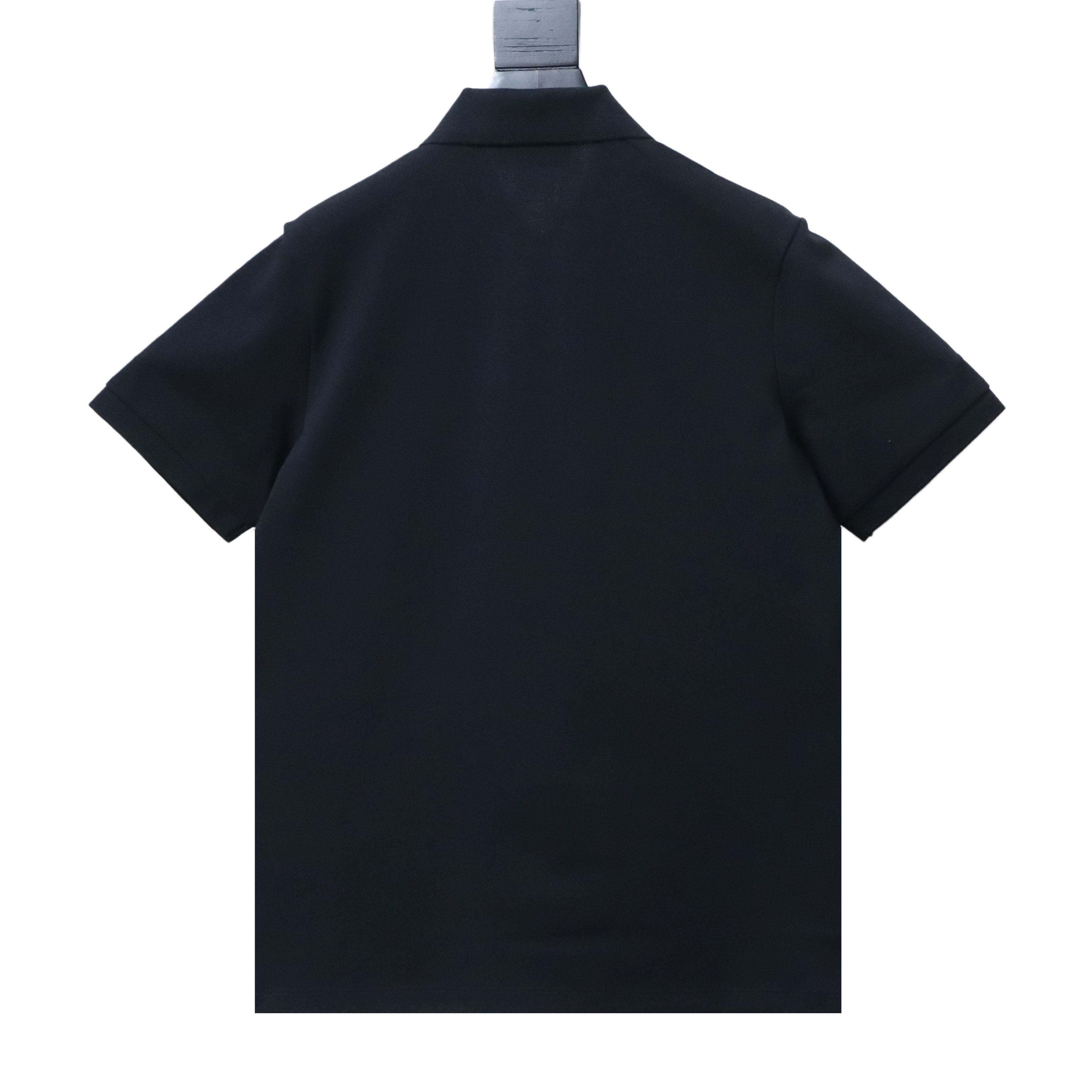 Fendi 26SS Double F Metal Logo Polo Shirt YL Black