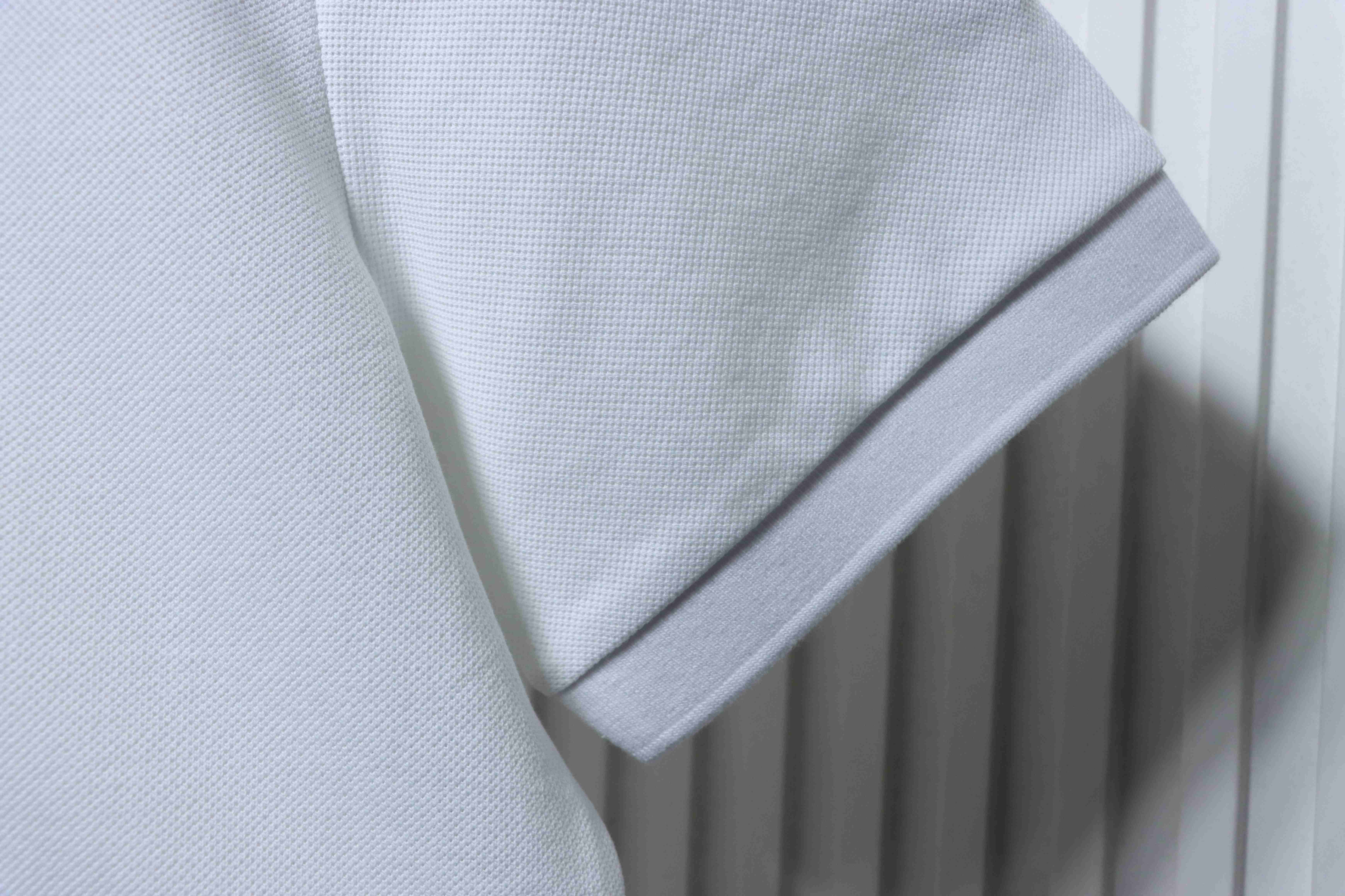 Fendi 26SS Double F Metal Logo Polo Shirt YL White