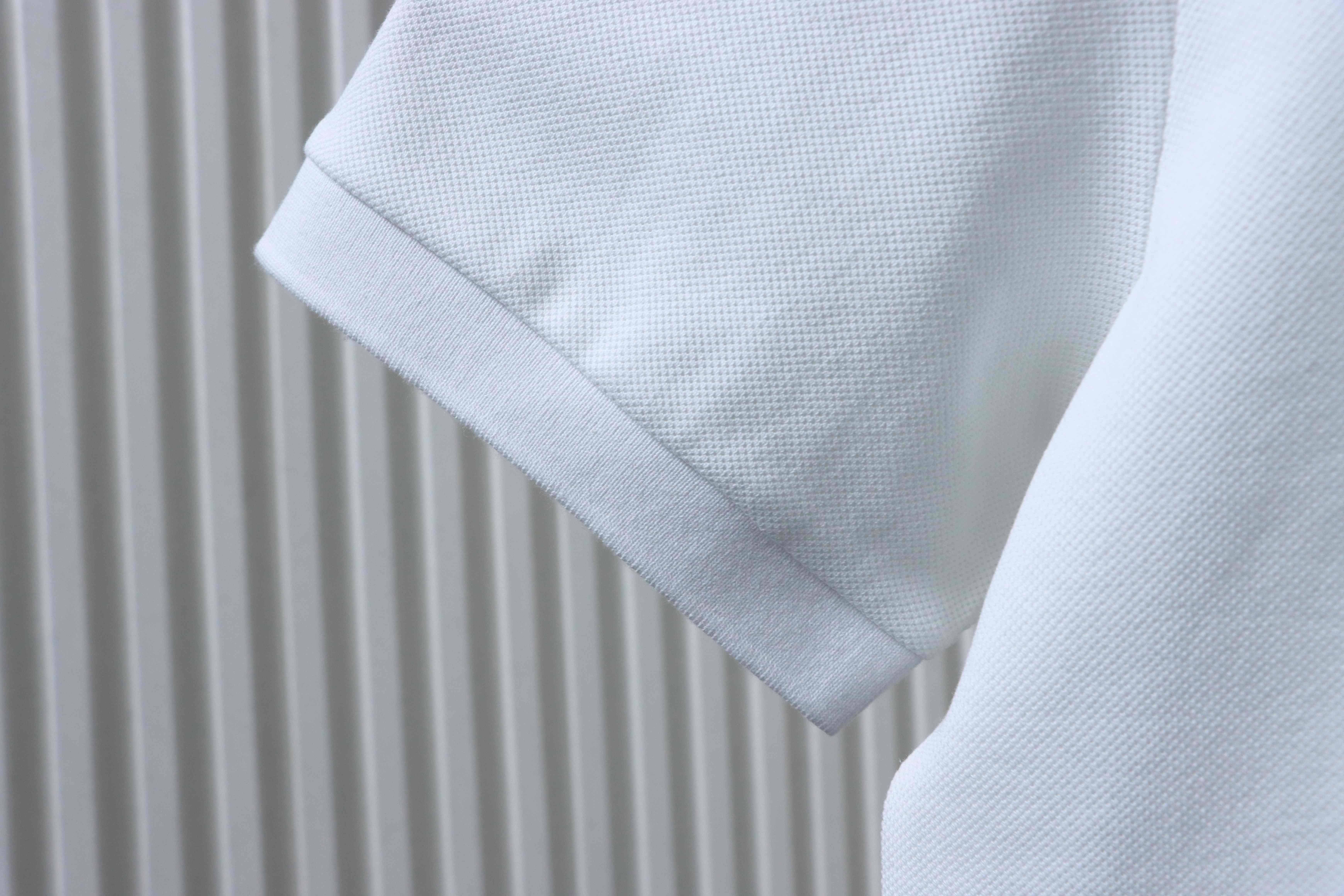 Fendi 26SS Double F Metal Logo Polo Shirt YL White