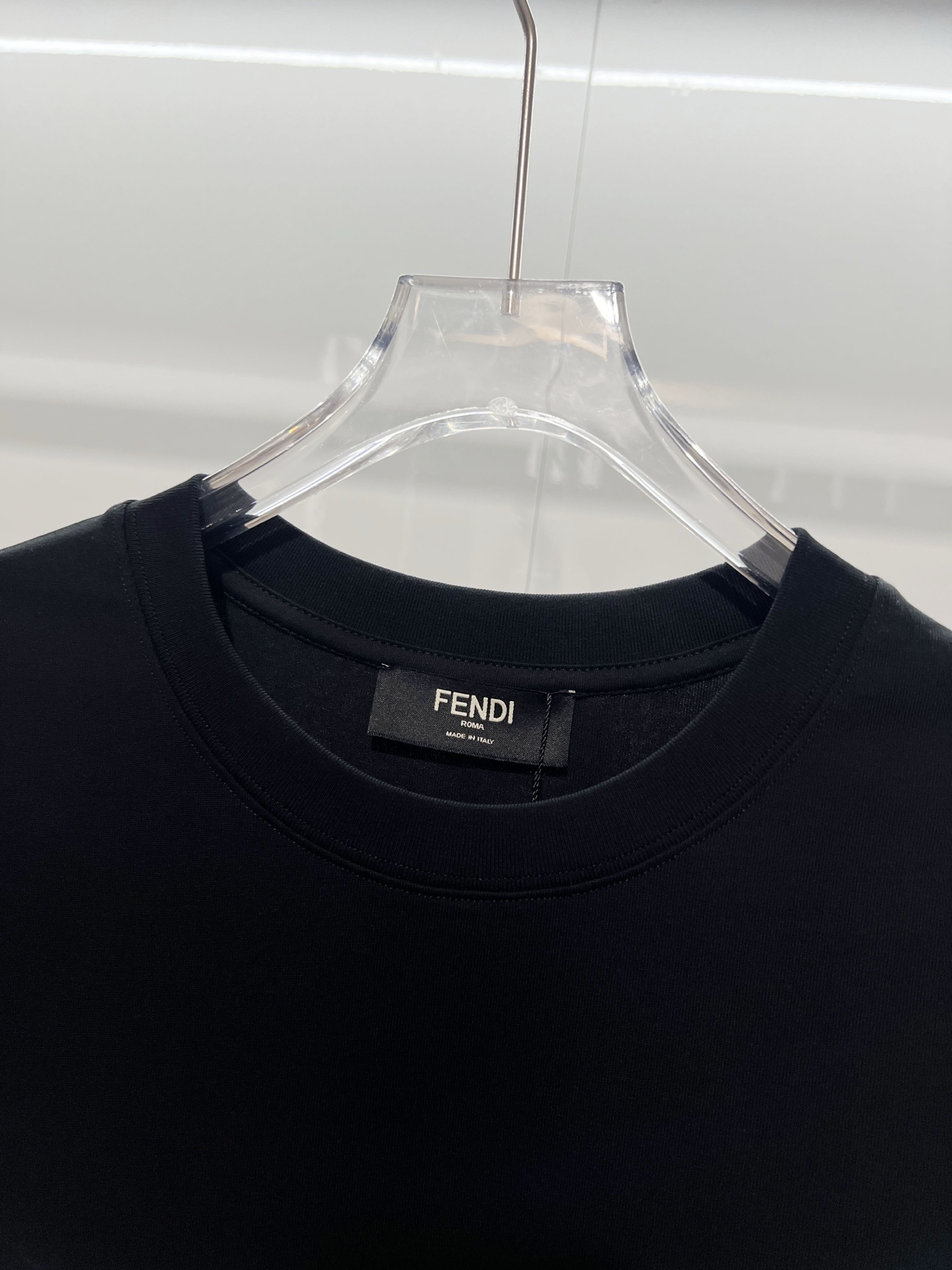 Fendi Big Eyes T-shirt YL Black/White