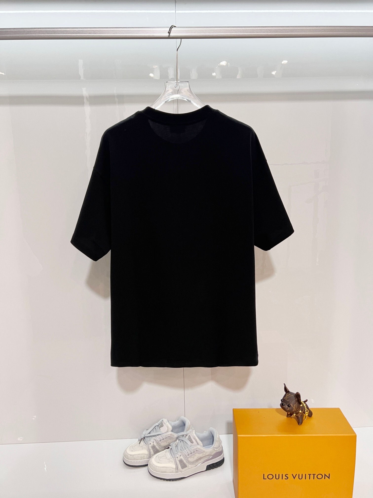 Fendi Brown Yellow Letter T-shirt YL Black/White