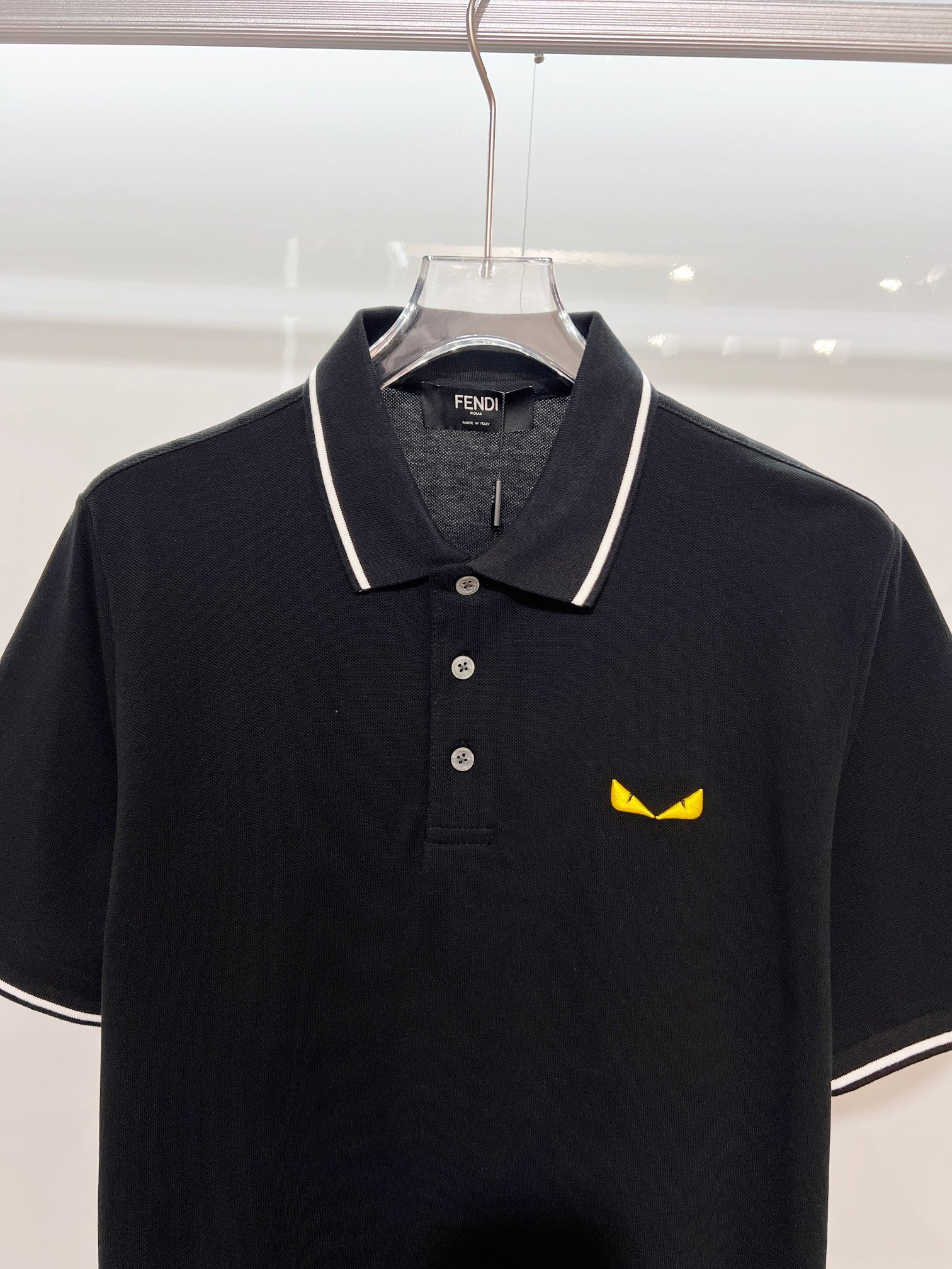 Fendi Casual Polo Shirt YL Black