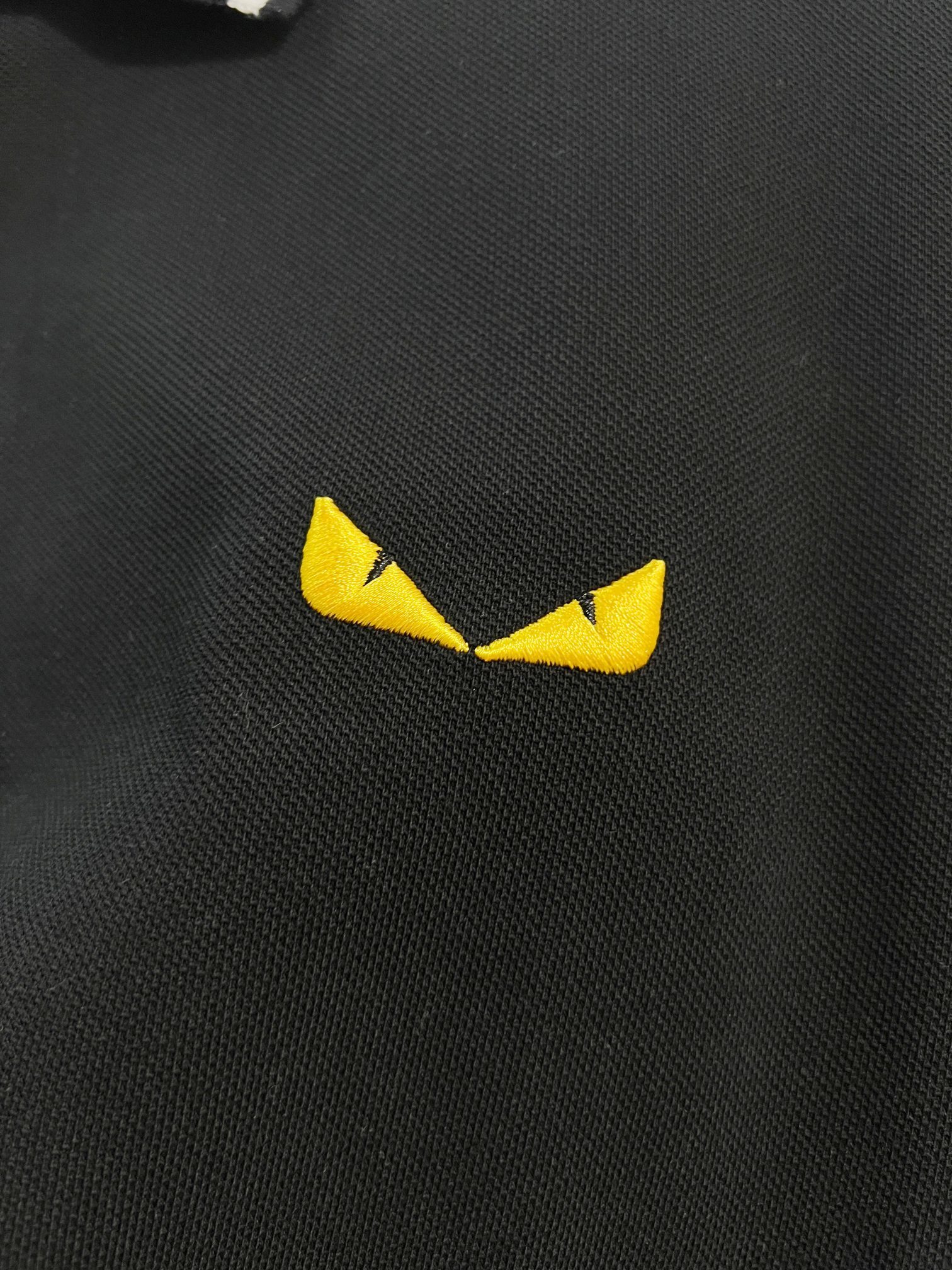 Fendi Casual Polo Shirt YL Black