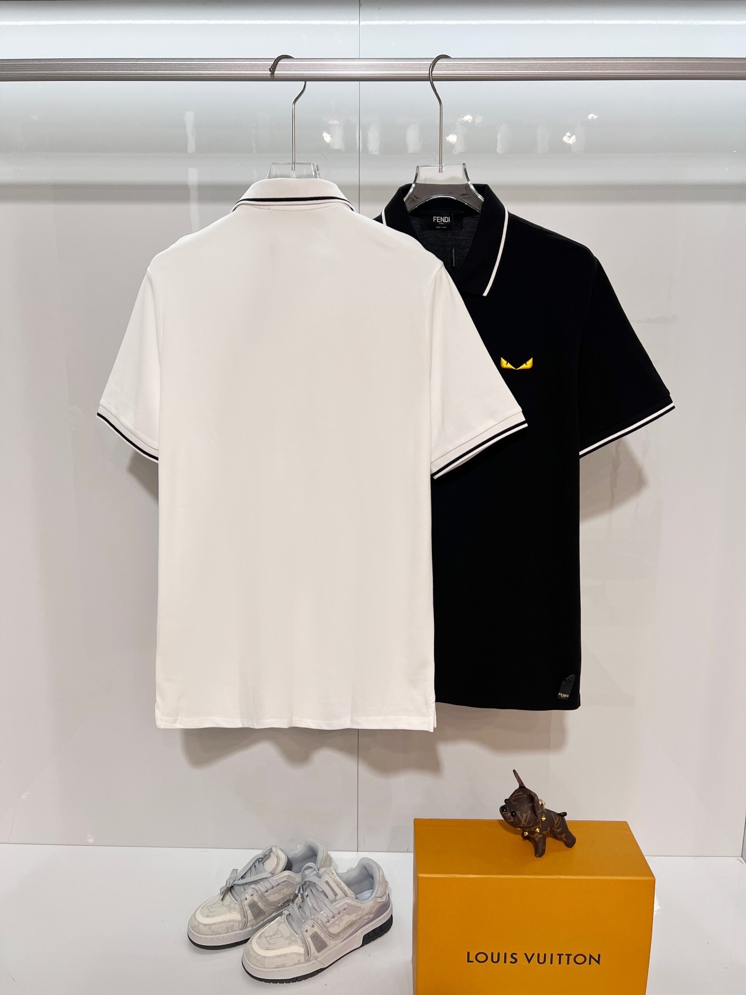 Fendi Casual Polo Shirt YL Black