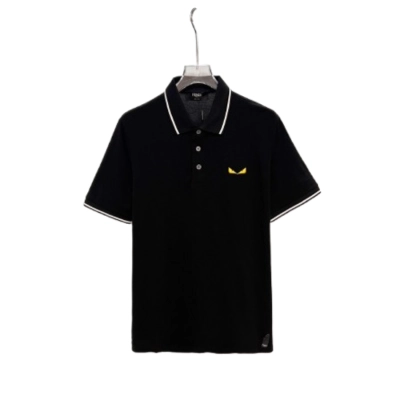 Fendi Casual Polo Shirt YL Black 01