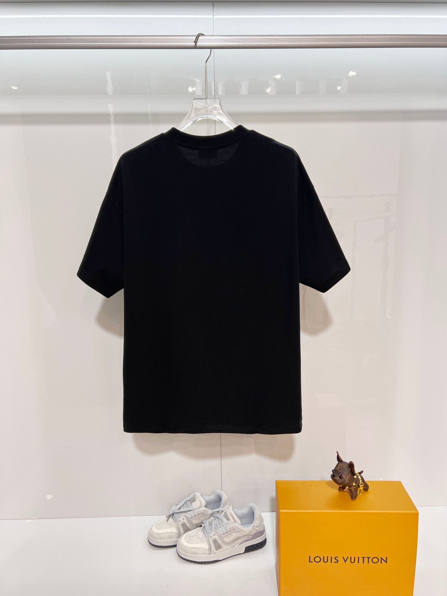 Fendi Chest Pair of Letters T-Shirt YL Black/White