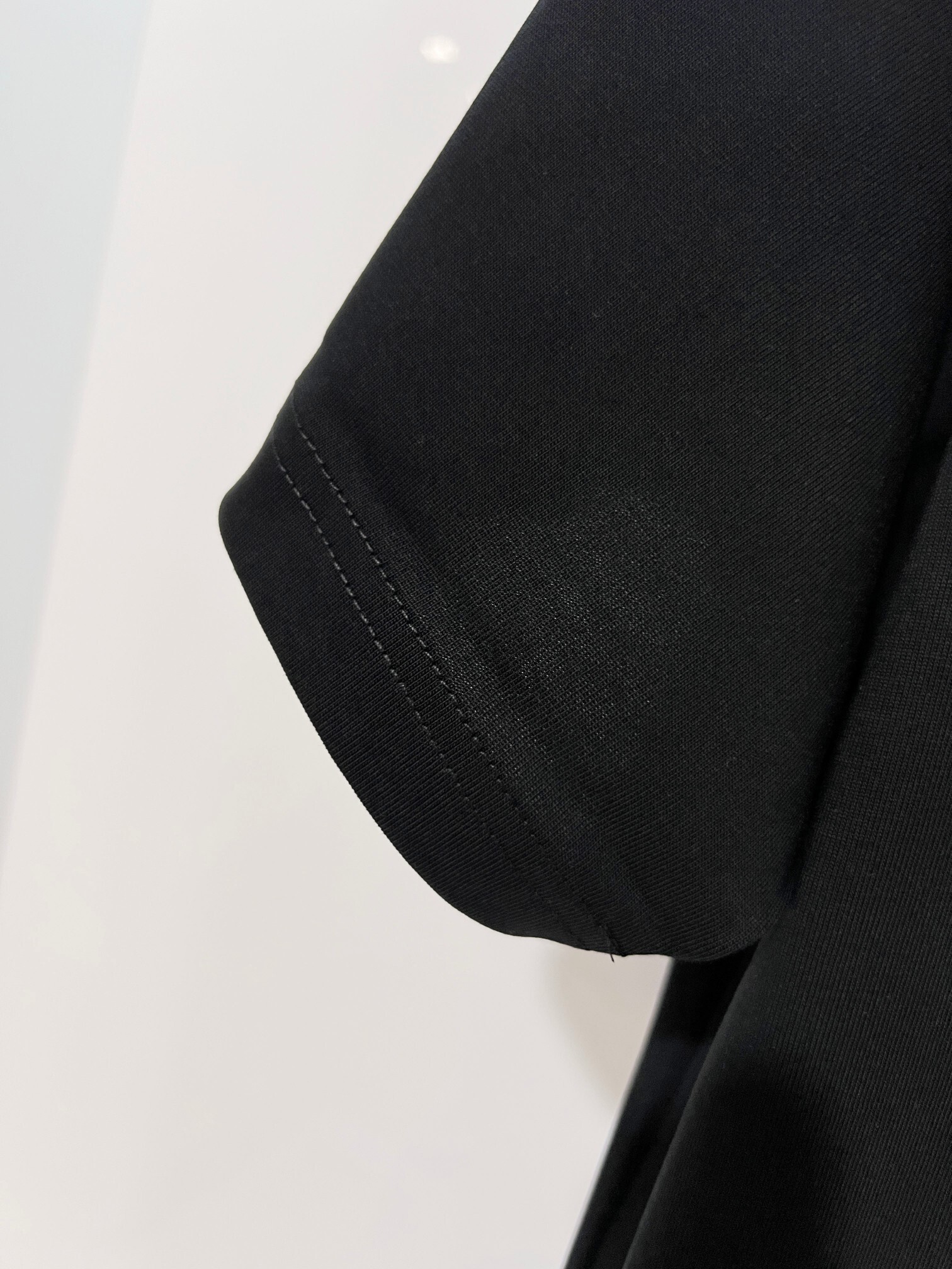 Fendi Chest Pair of Letters T-Shirt YL Black/White