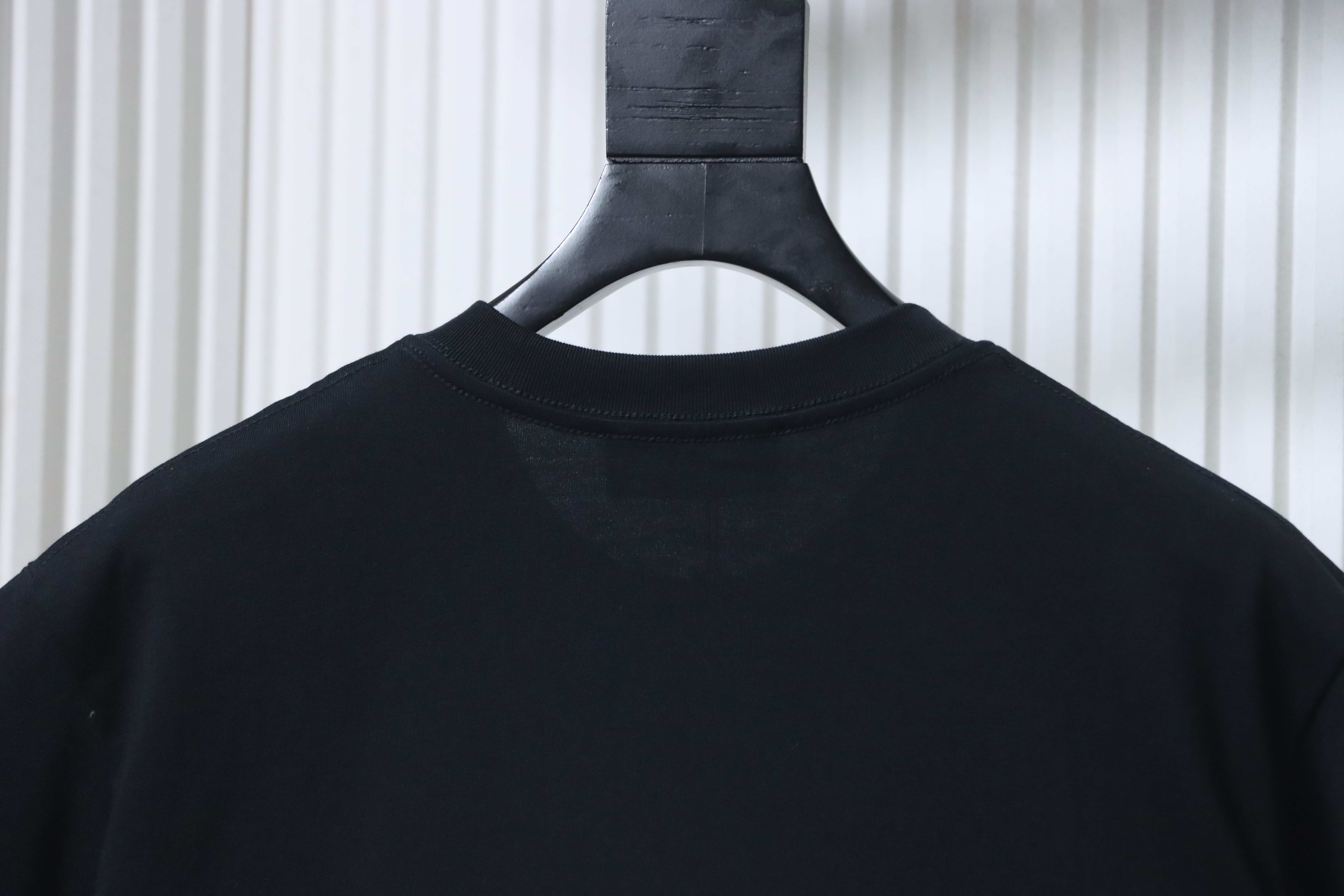 Fendi Embroidered Pet Dog F Letter Logo T-Shirt YL All Black