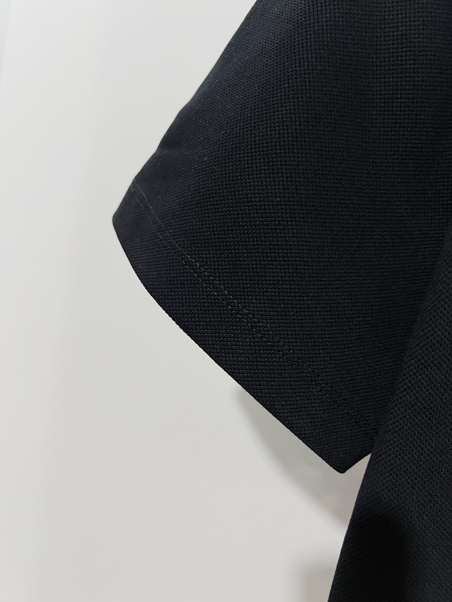 Fendi Lapel Polo Shirt YL Black