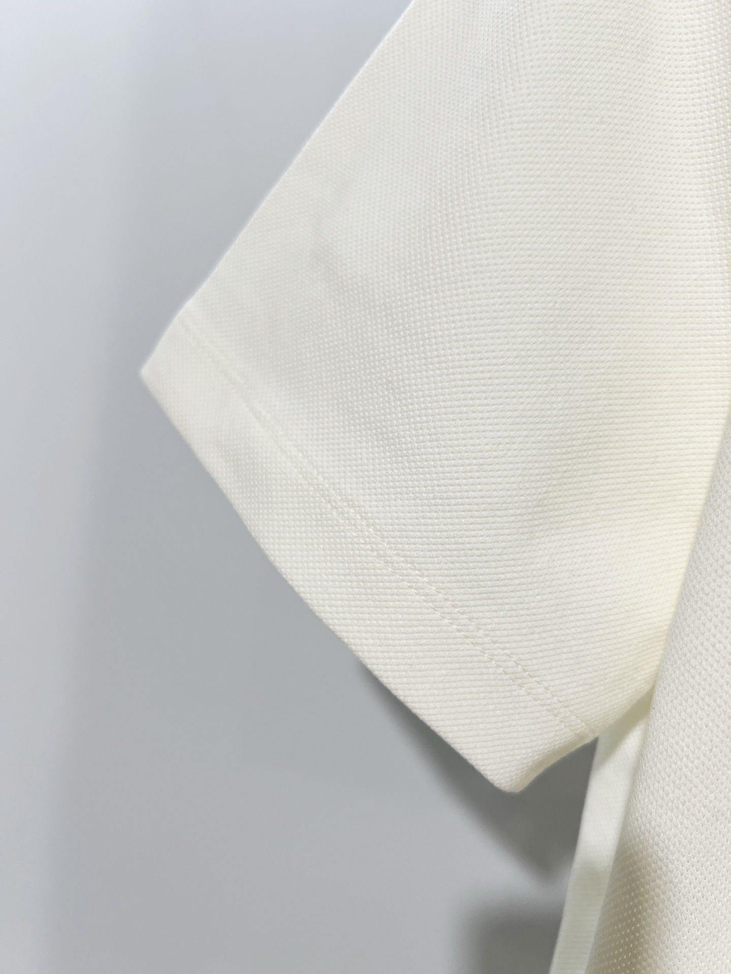 Fendi Lapel Polo Shirt YL White