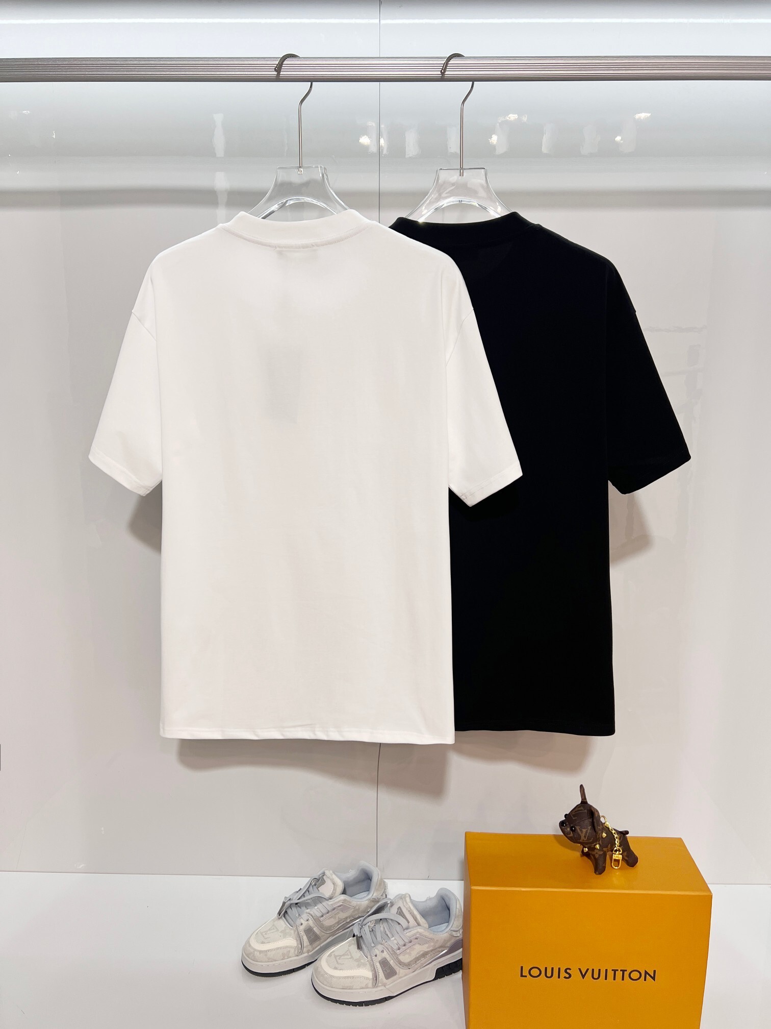 Fendi Red Eyes Letter T-shirt YL Black/White