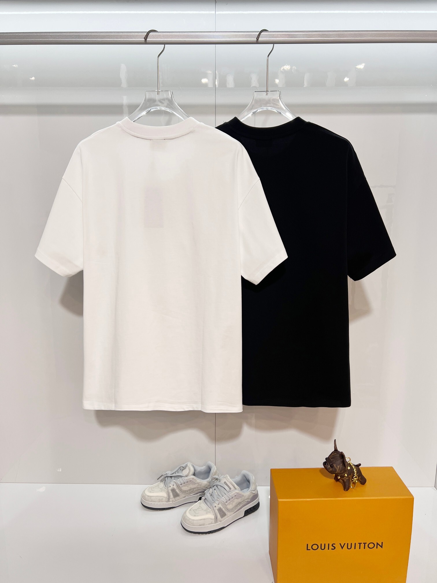 Fendi Semi-Printed Letter T-Shirt YL Black/White