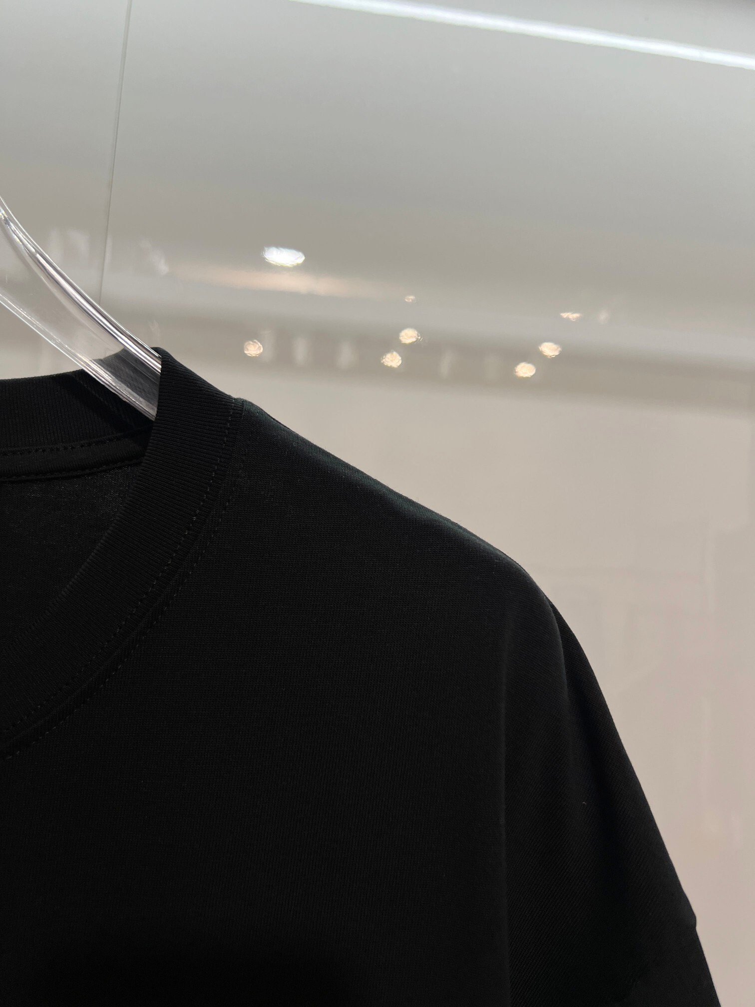 Fendi Square Eyes Letter T-shirt YL Black/White