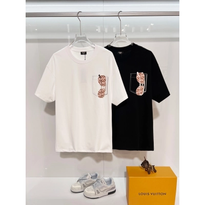 Fendi Sunglasses T-shirt YL Black/White 02
