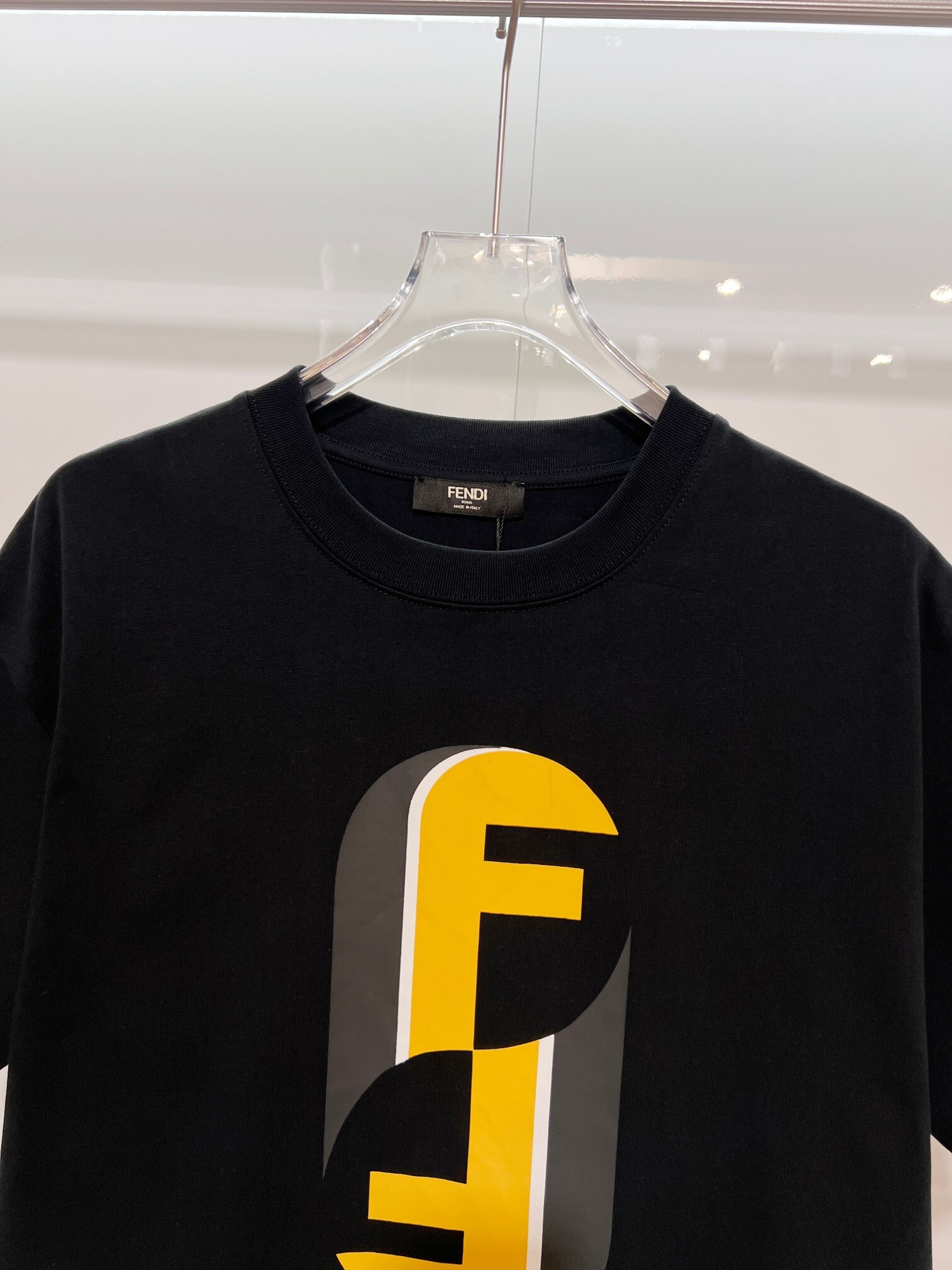 Fendi Tai Chi Double F T-Shirt YL Black/White