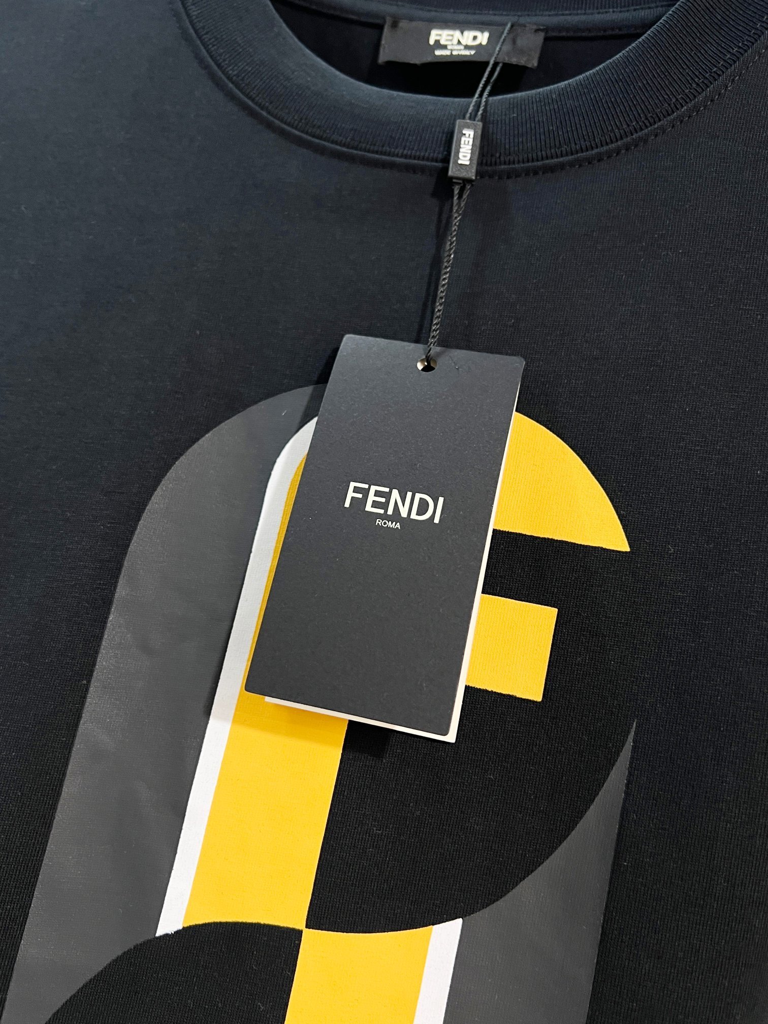 Fendi Tai Chi Double F T-Shirt YL Black/White