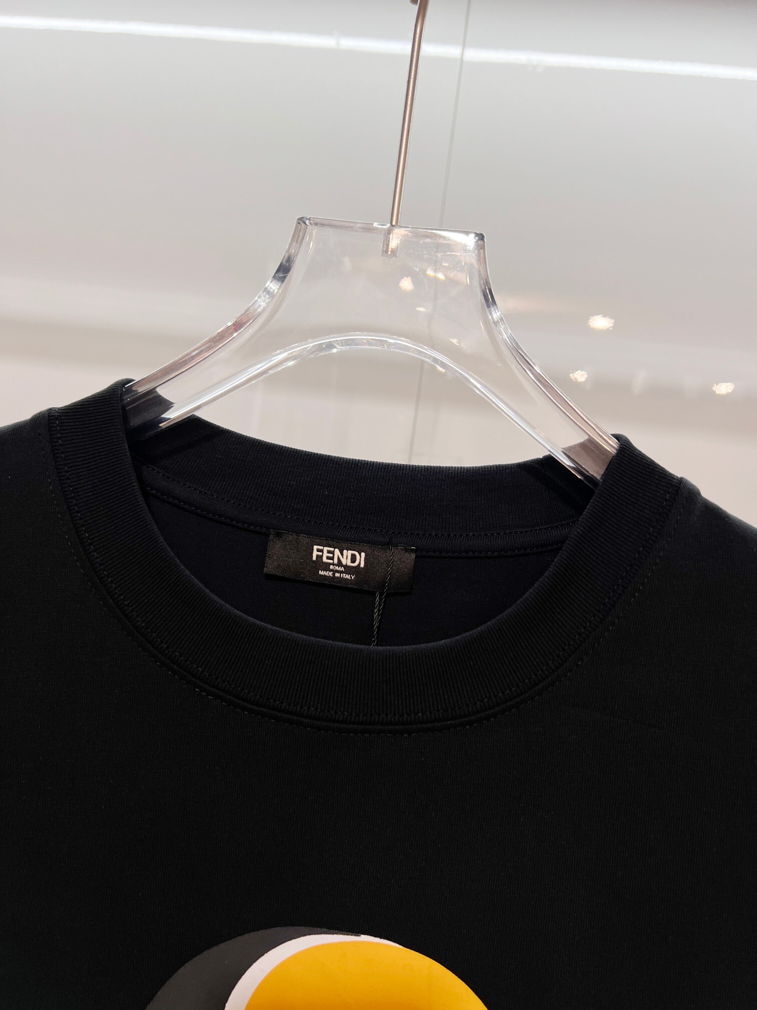 Fendi Tai Chi Double F T-Shirt YL Black/White