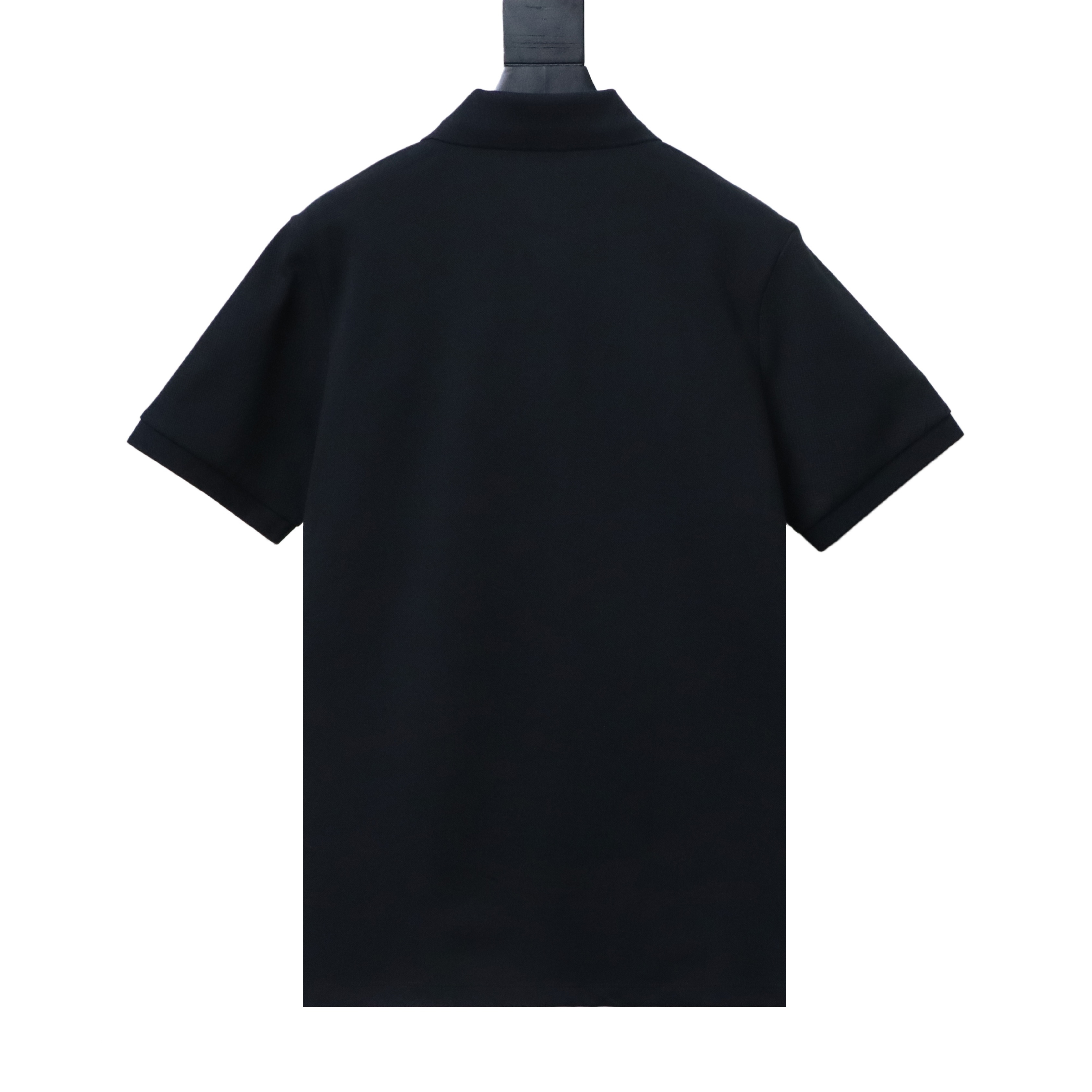 Prada 26SS Triangular Logo Polo Shirt YL Black/White