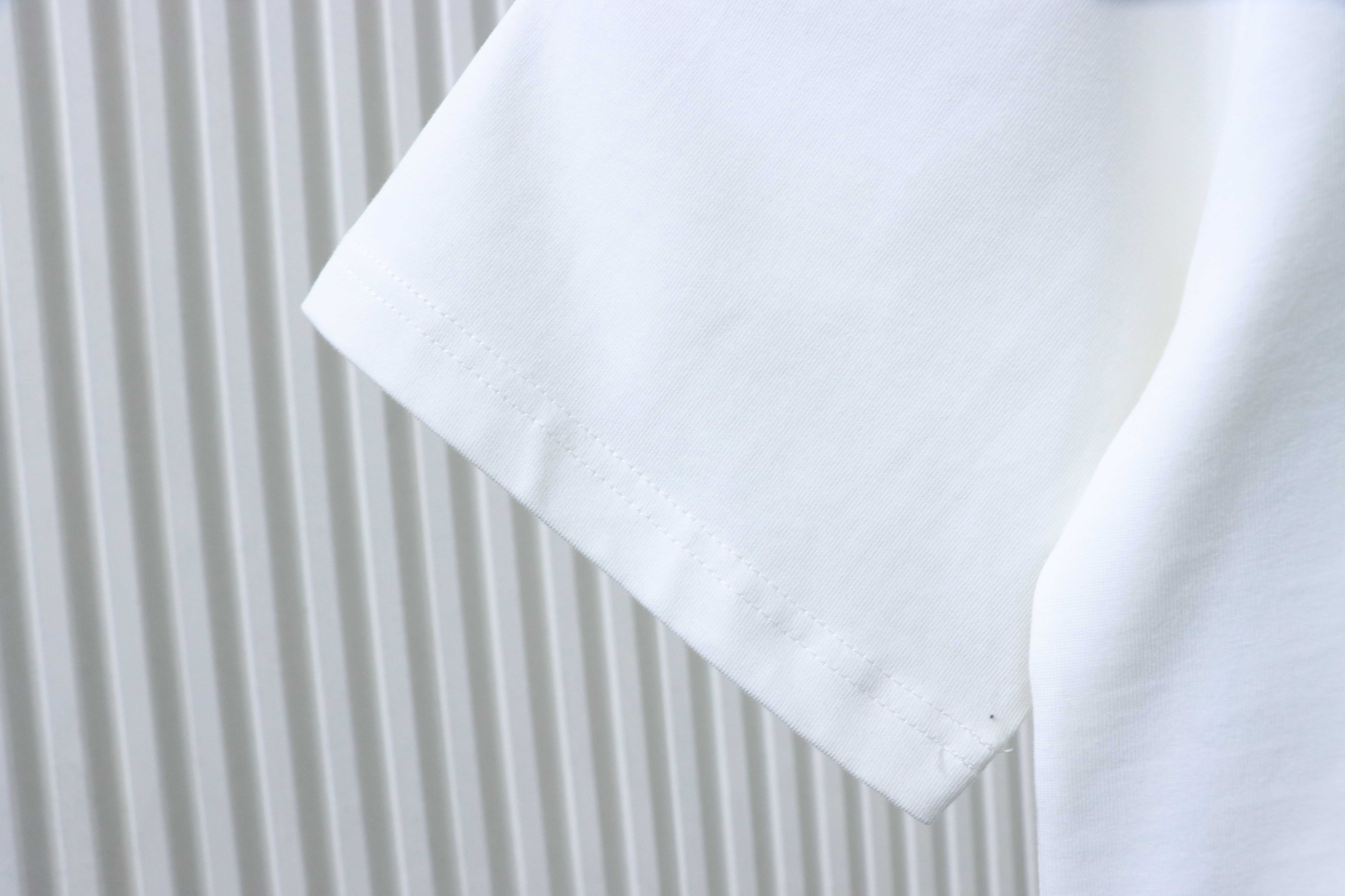 Prada Classic Triangle T-Shirt YL Black/White