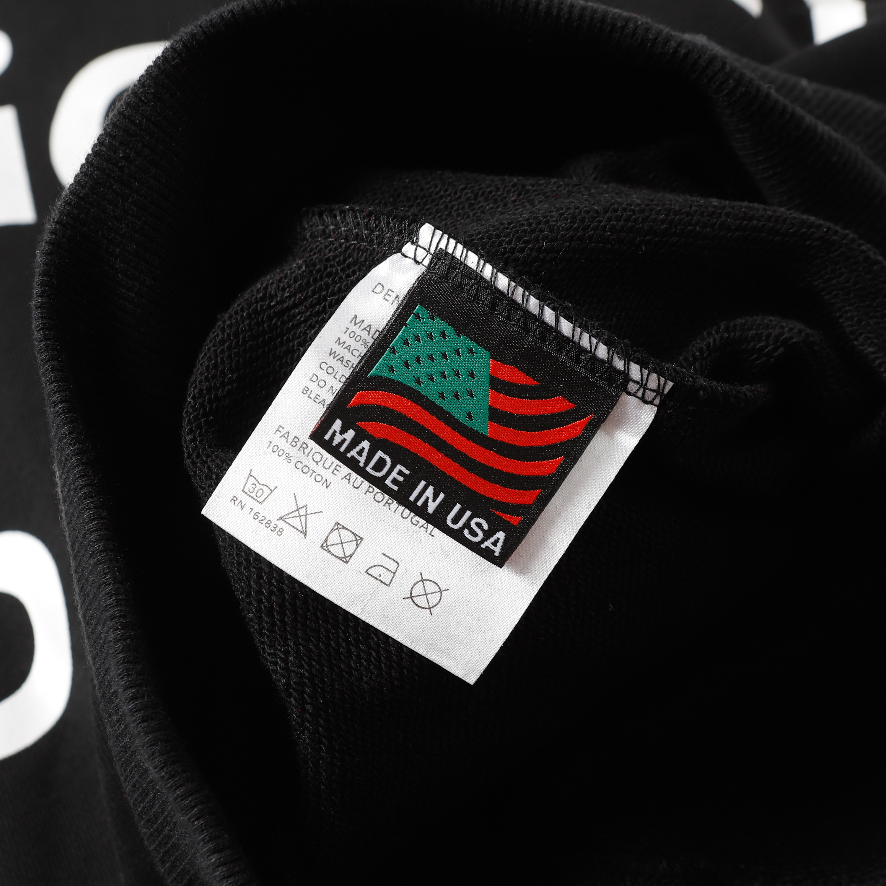 Denim Tears The Cotton Wreath Zipper Hoodie Jacket YL#6666 Black