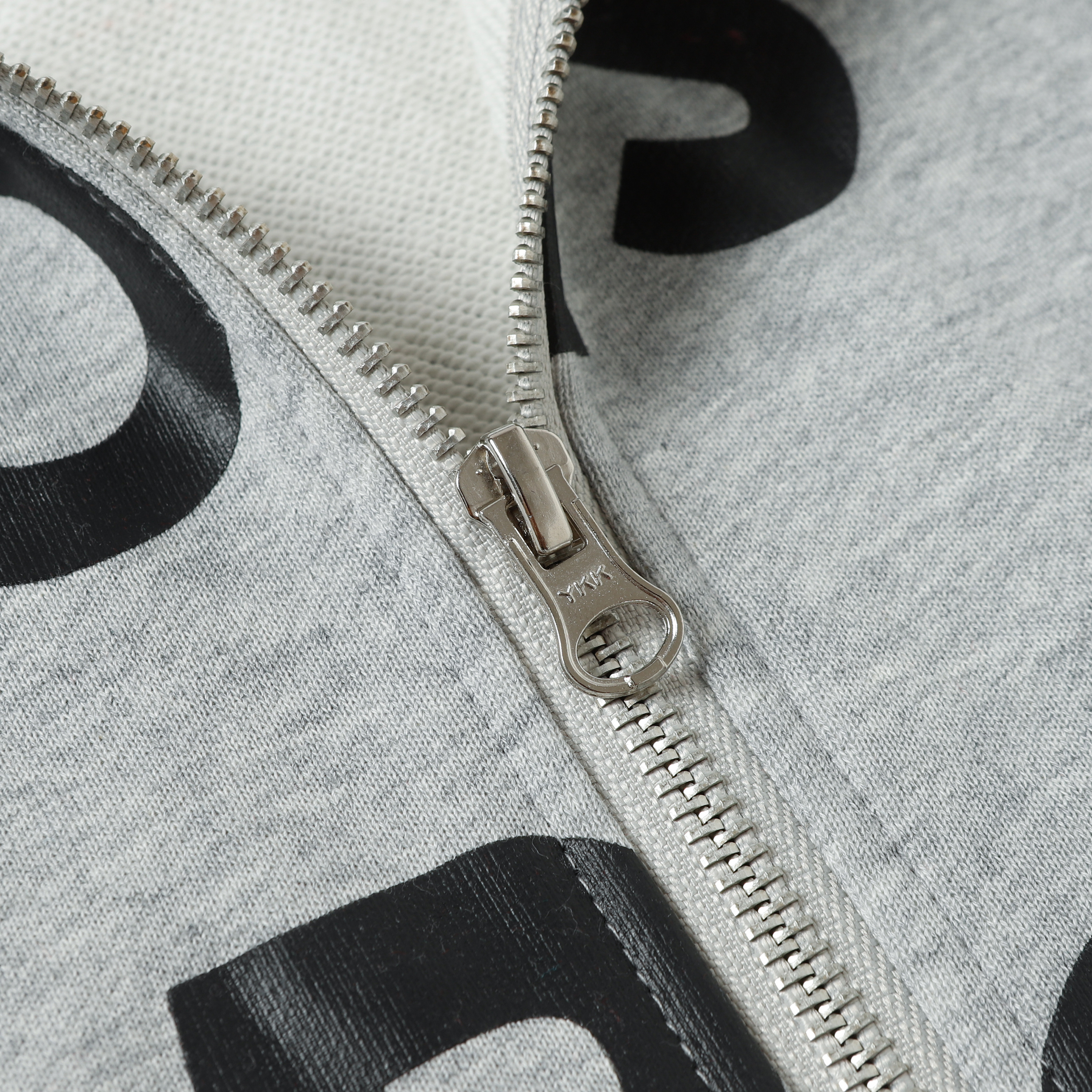 Denim Tears The Cotton Wreath Zipper Hoodie Jacket YL#6666 Grey